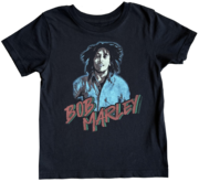 Bob Marley Short Sleeve Tee - Jet Black-Little Sprout