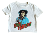 Bob Marley Not Quite Crop Tee-Little Sprout