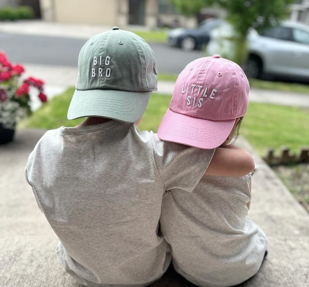 Dusty Rose Little Sis Hat: Toddler (1Y-4Y)-Little Sprout