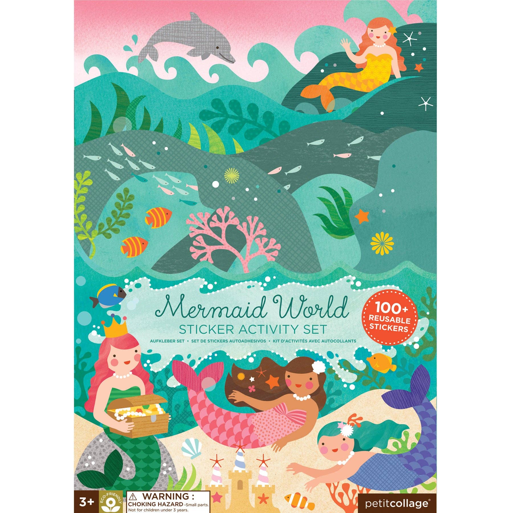 Mermaid World Sticker Activity Set-Little Sprout