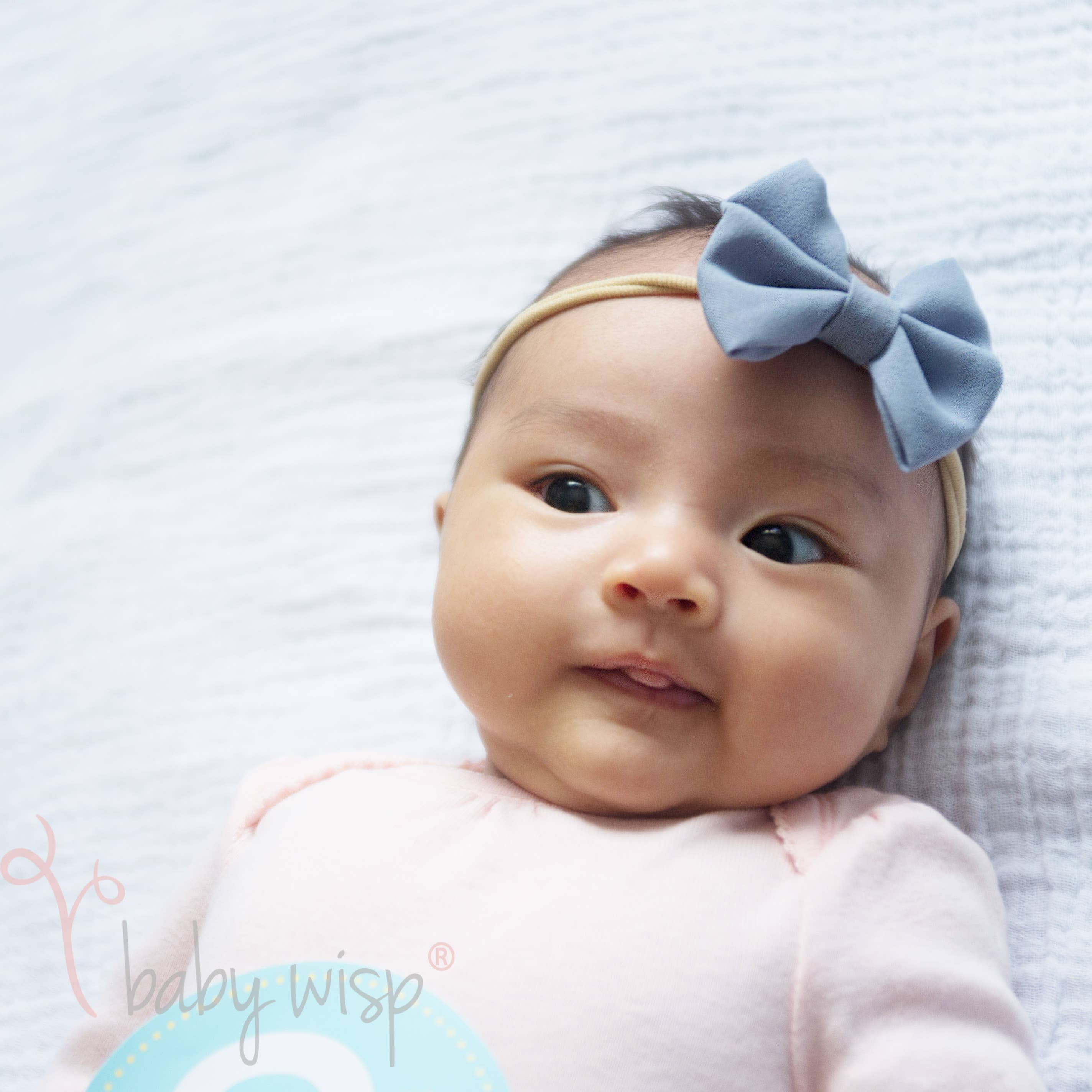 Infant Headband - Fanny Hair Bow Headband for Babies: Black-Little Sprout