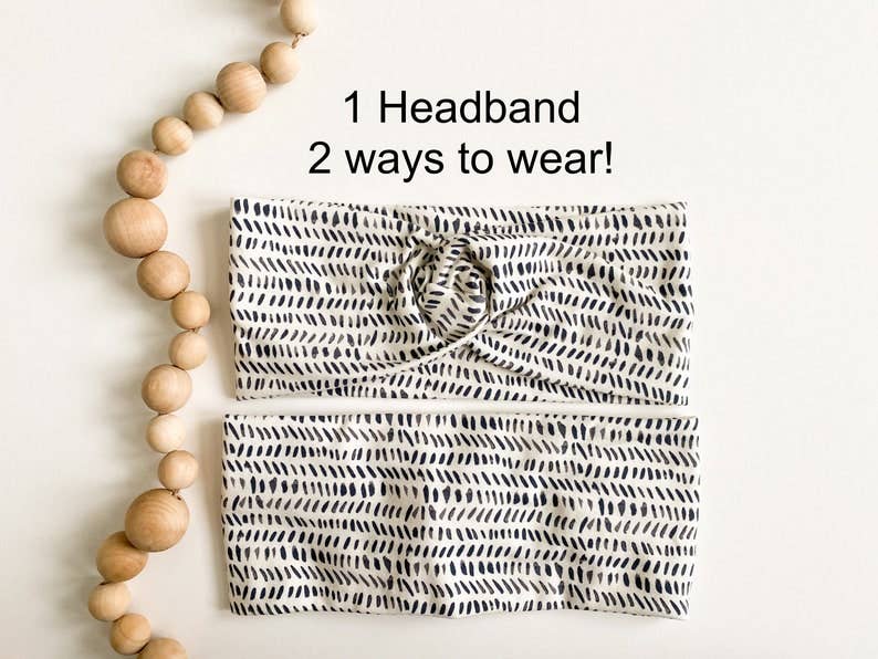 Magenta Floral Twist Headband: Childrens-Little Sprout