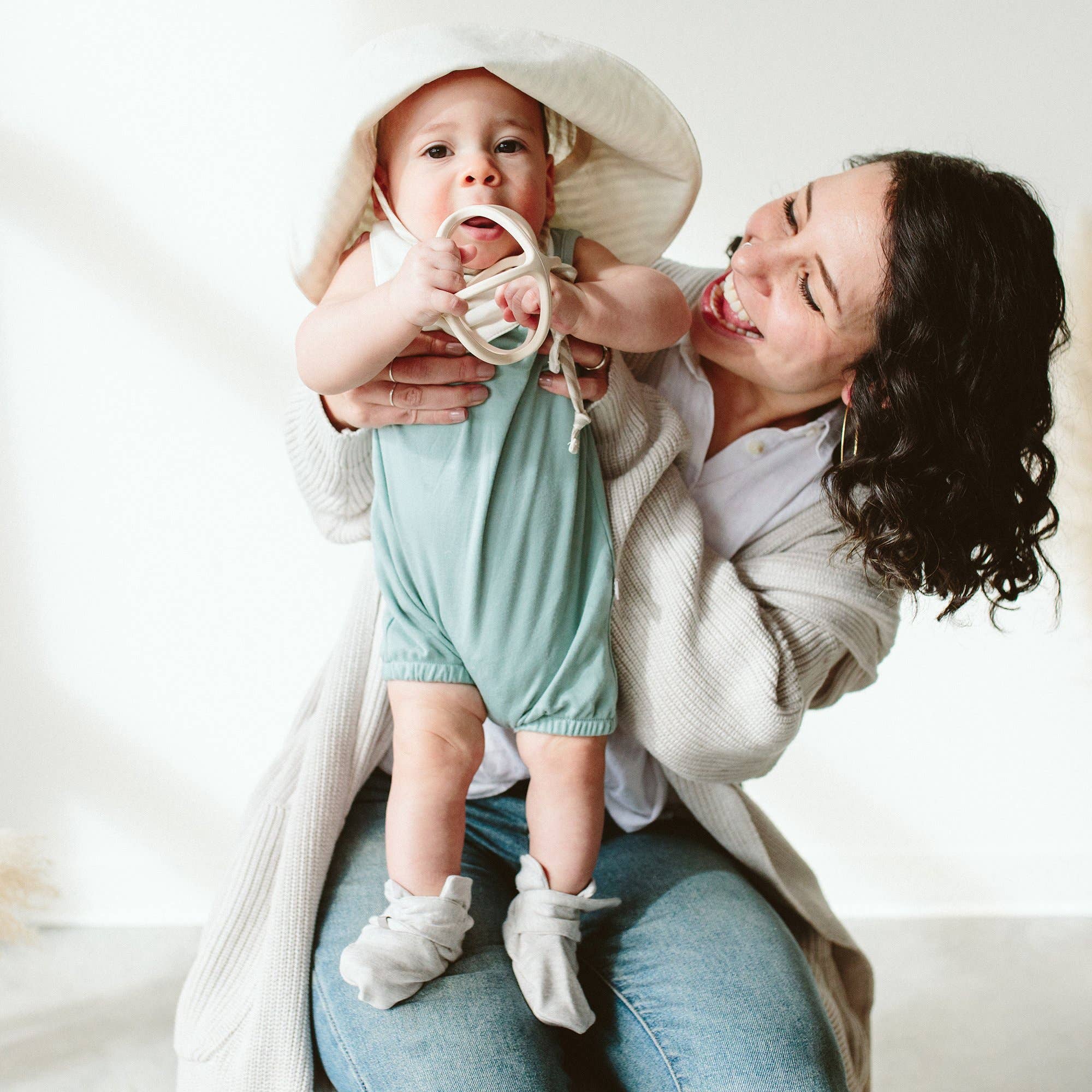 Viscose Bamboo + Organic Cotton Baby Boots - Storm Gray: 0-3M-Little Sprout