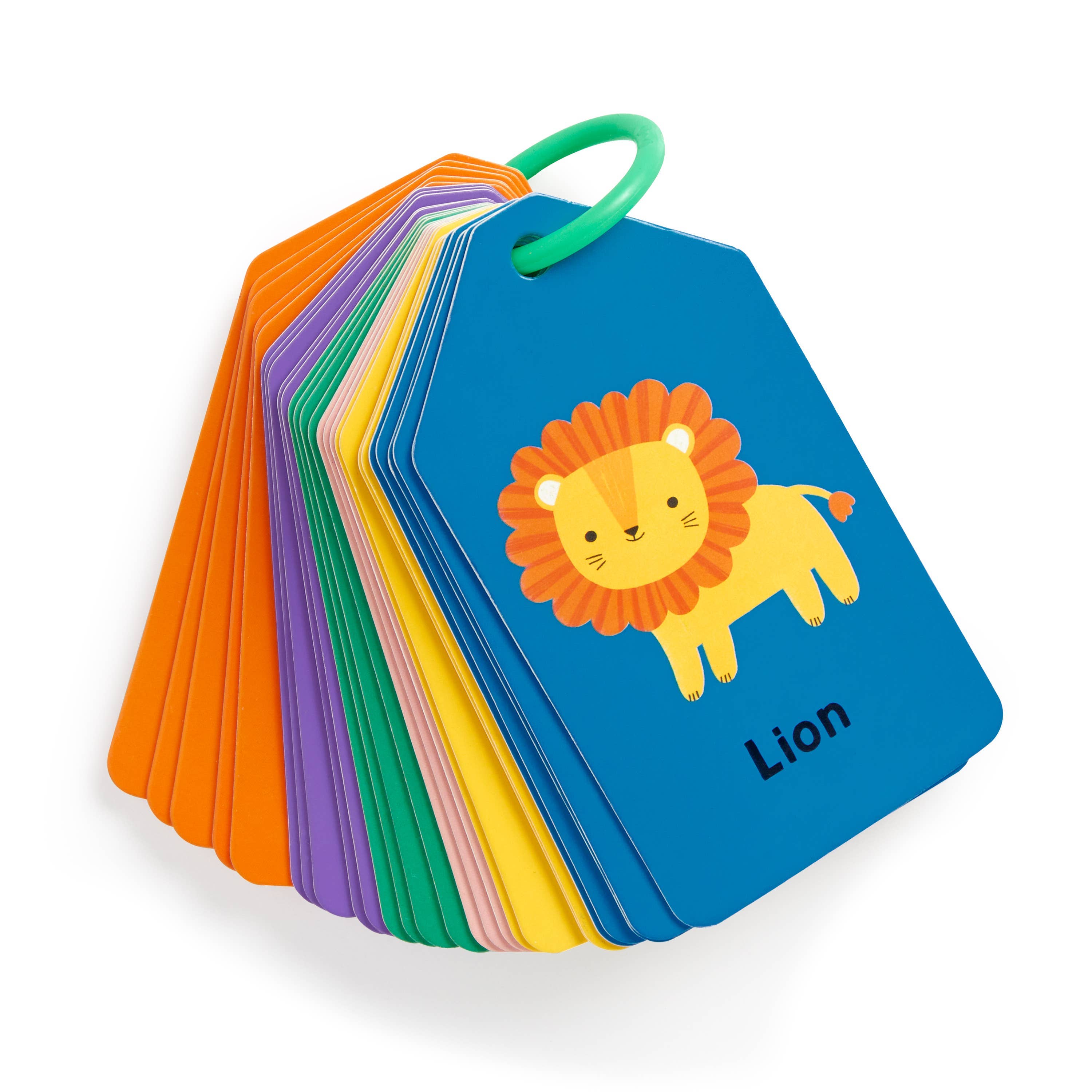 Baby Animals Ring Flash Cards-Little Sprout