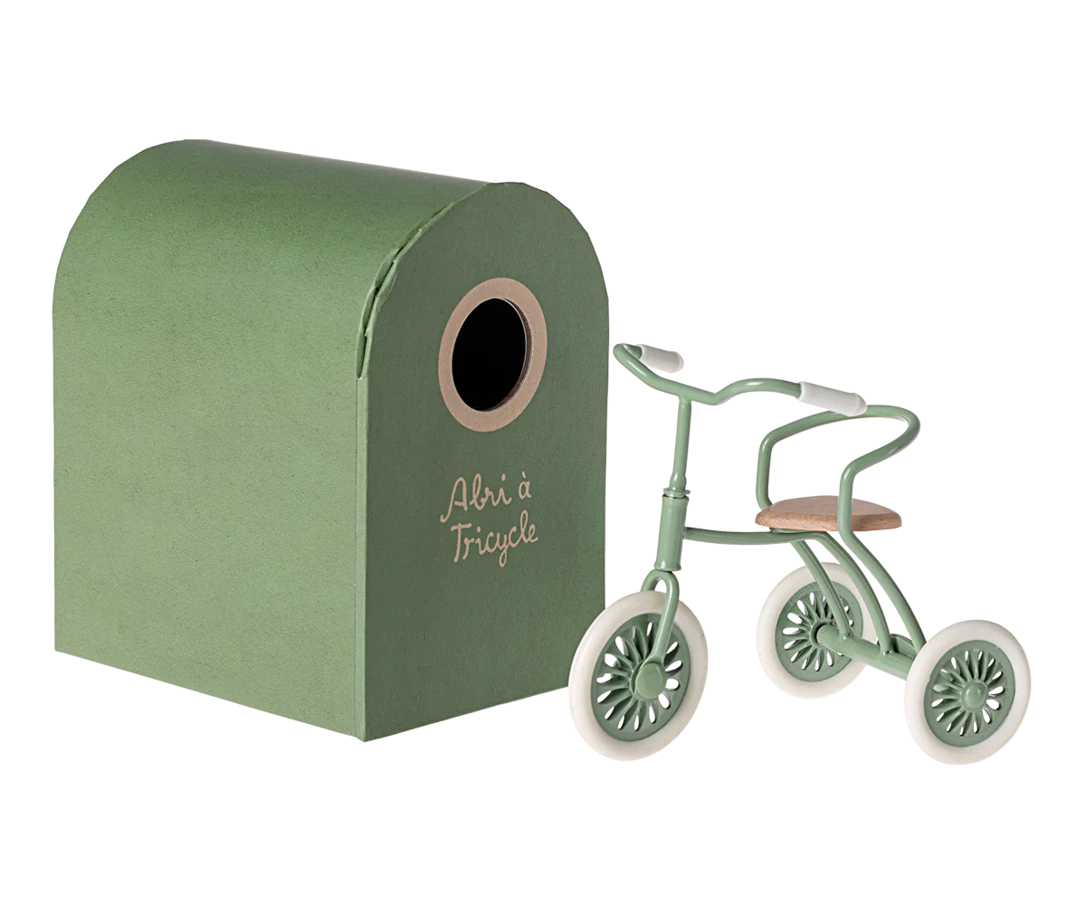 Abri a Tricycle, Mouse - Green-Little Sprout