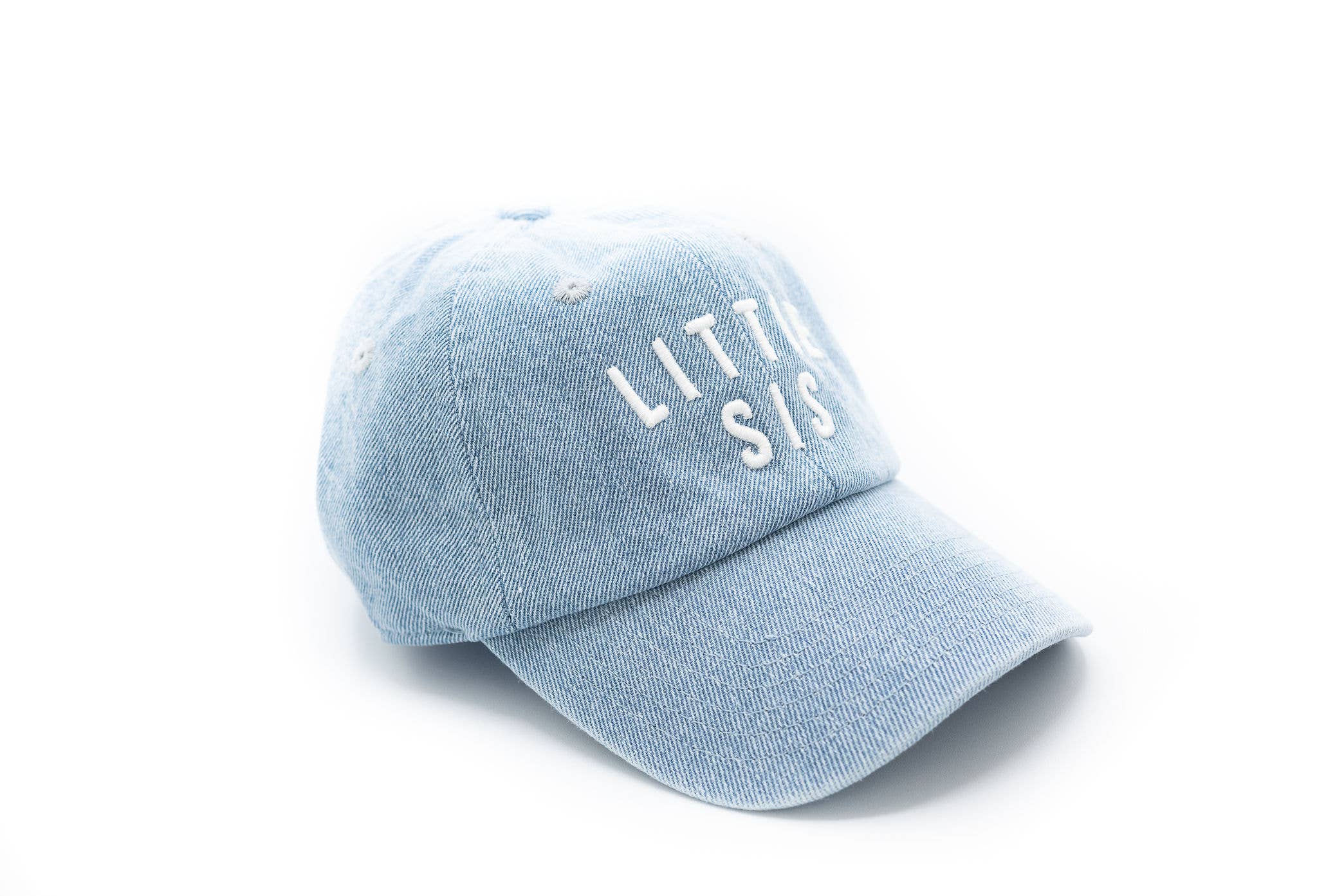 Denim Little Sis Hat: Toddler (1Y-4Y)-Little Sprout