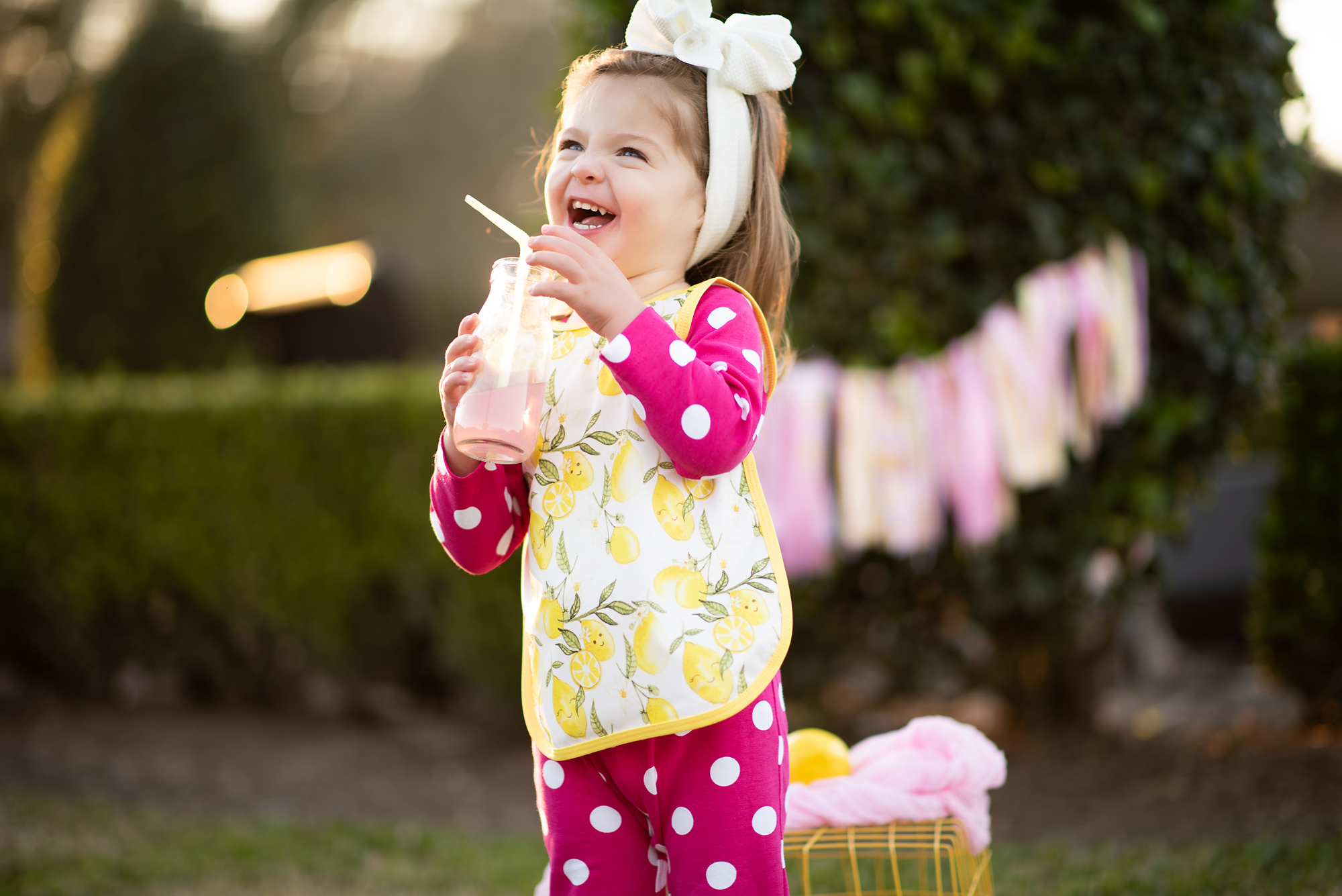 Fresh Lemon Bapron: Toddler (6m-3T)