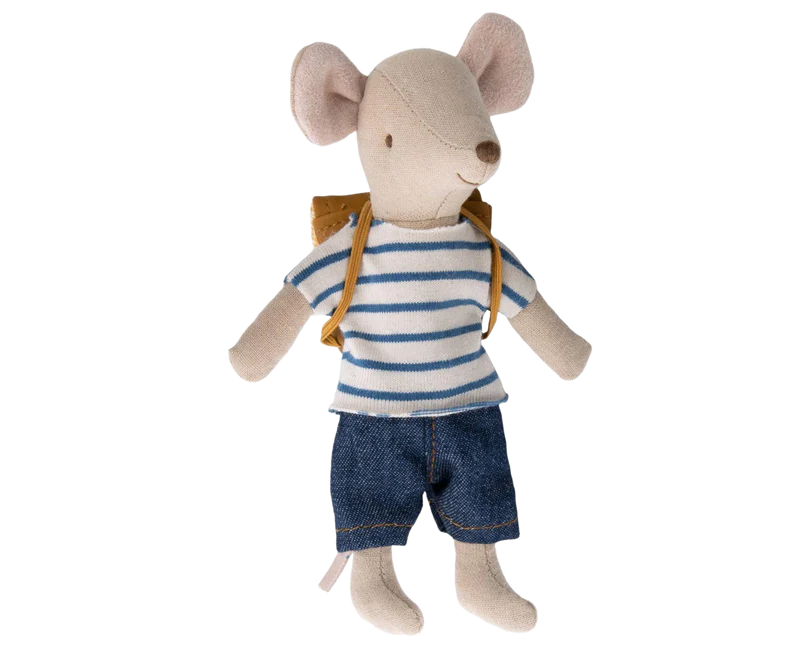 Tricycle Mouse, Big Brother with Bag-Little Sprout