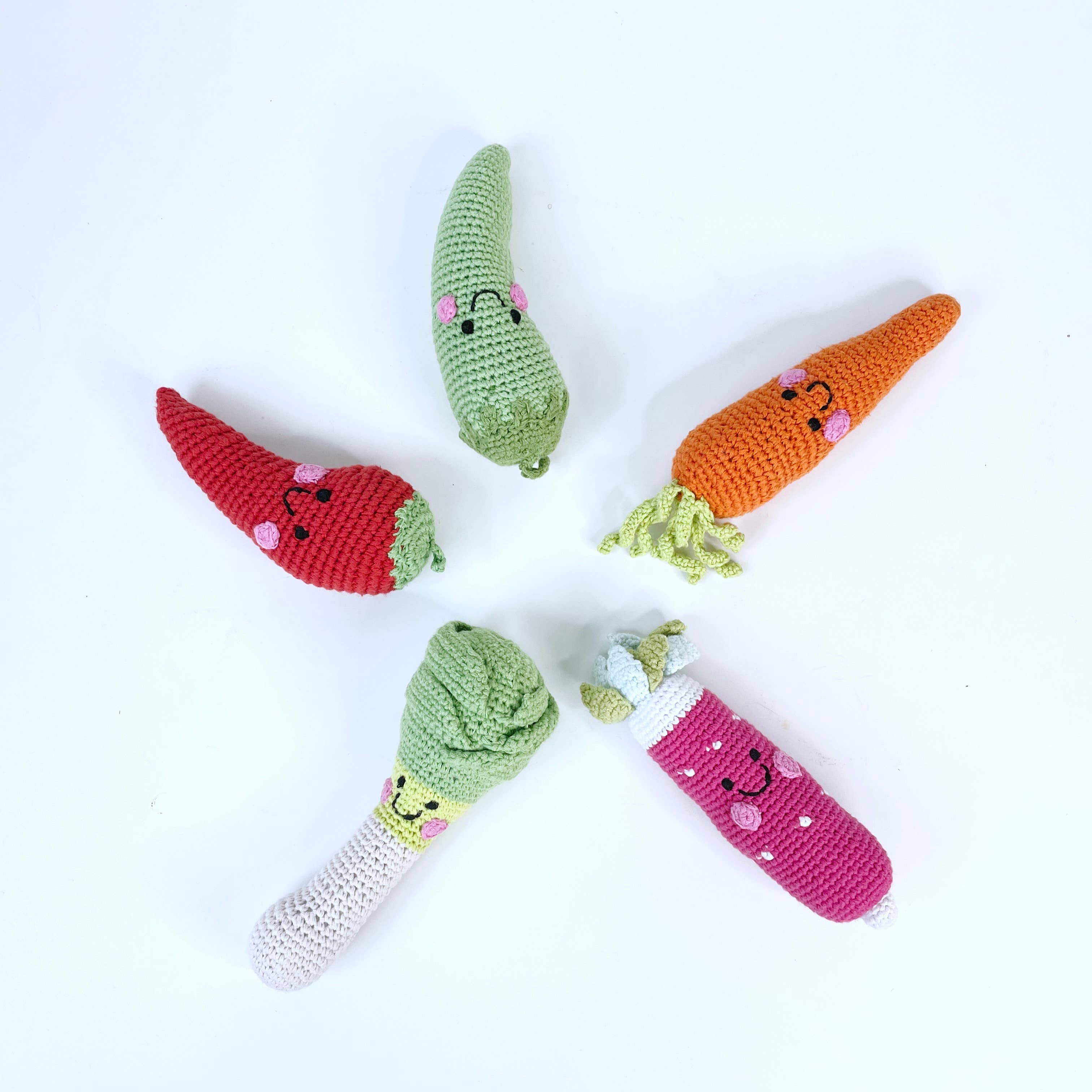 Pretend Play Food Rattle - Carrot