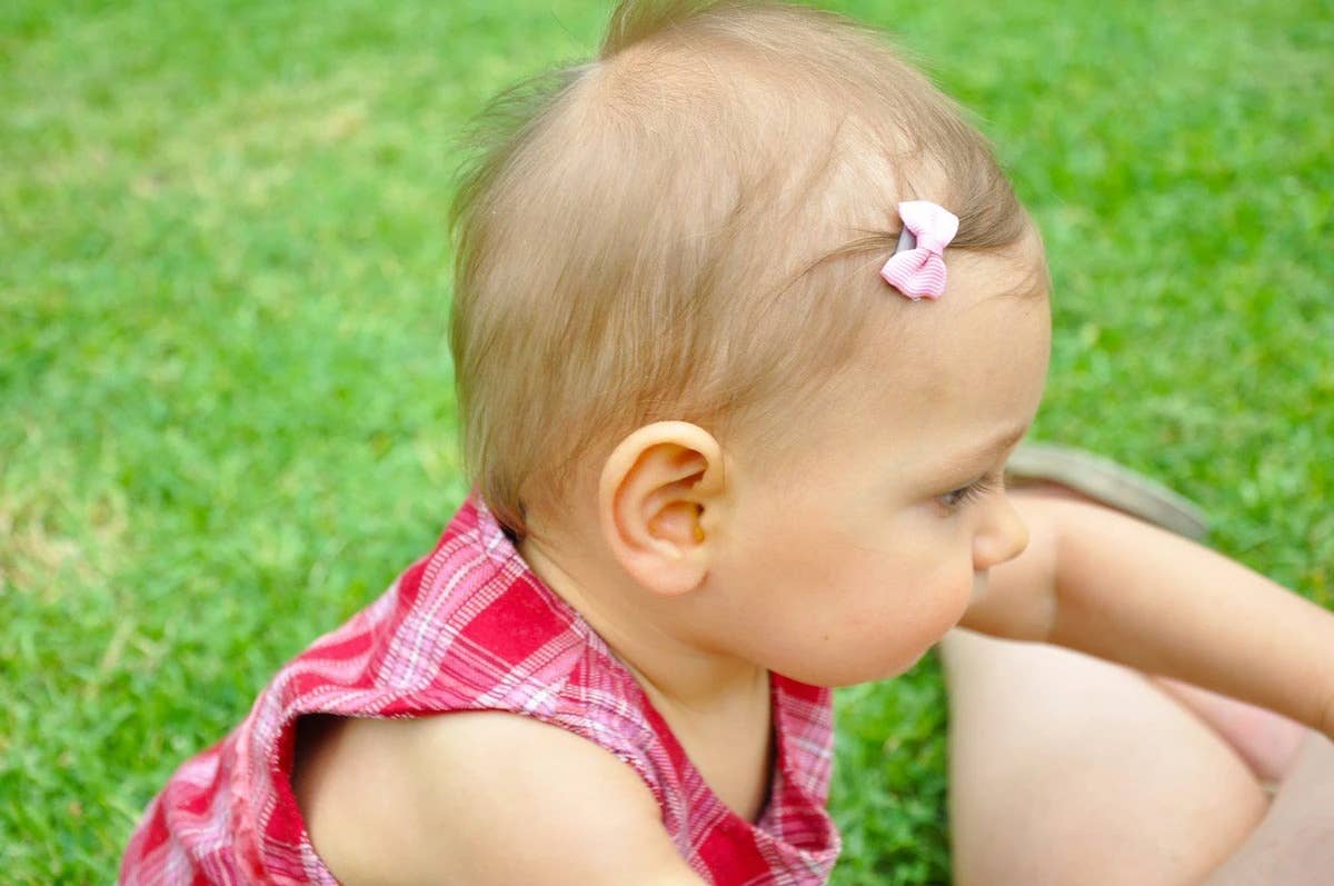 Mini Wisp Clip Tiny Tuxedo Baby Bow Hair Clips Mini Bows: Burgundy-Little Sprout