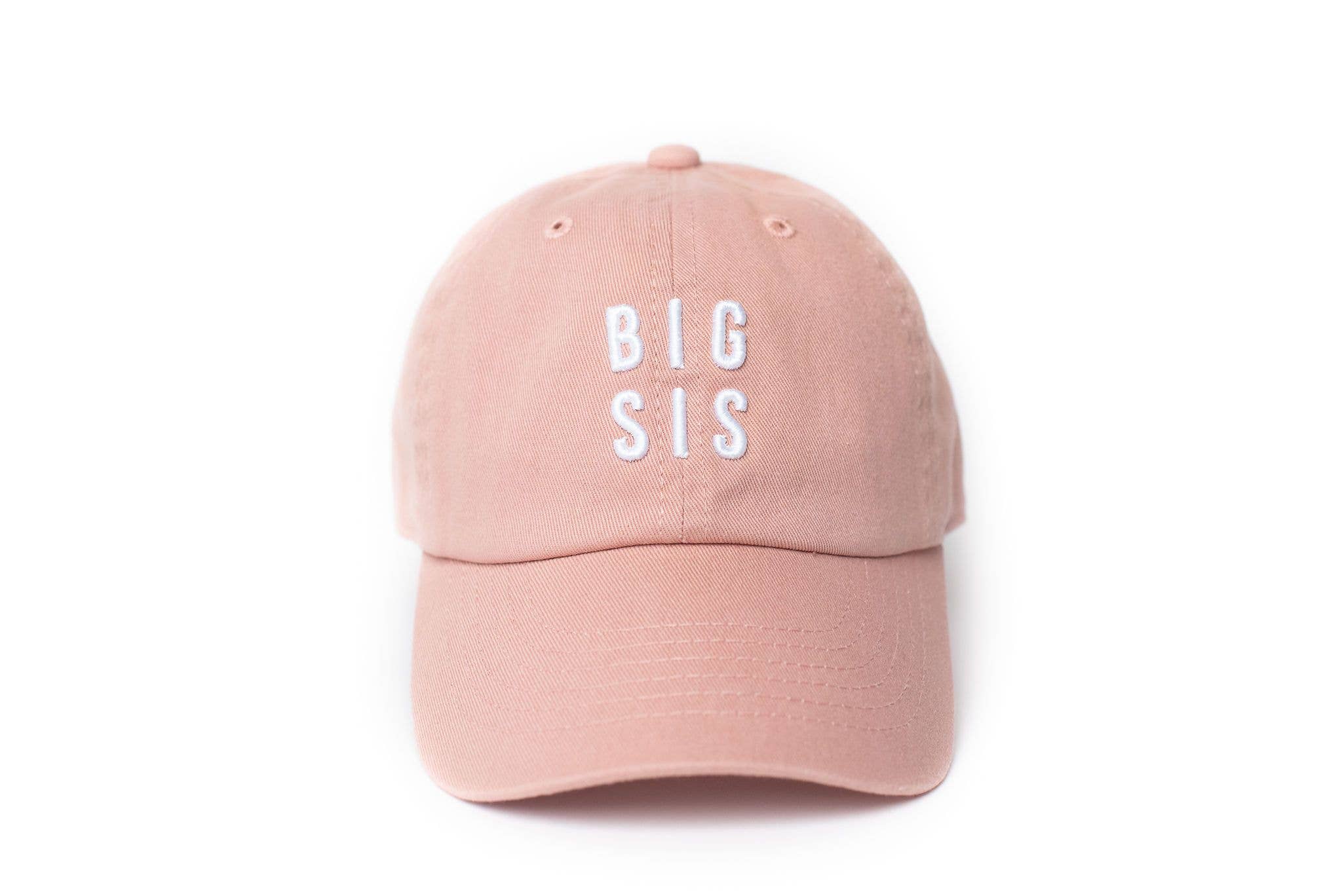 Dusty Rose Big Sis Hat: Toddler (1Y-4Y)-Little Sprout