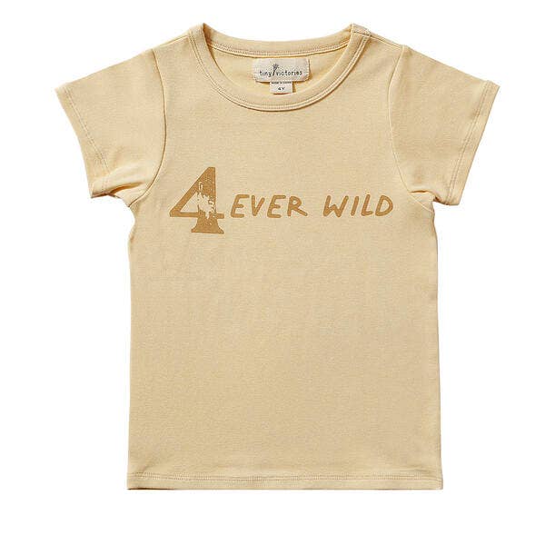 Four Ever Wild Birthday Tee Little Sprout