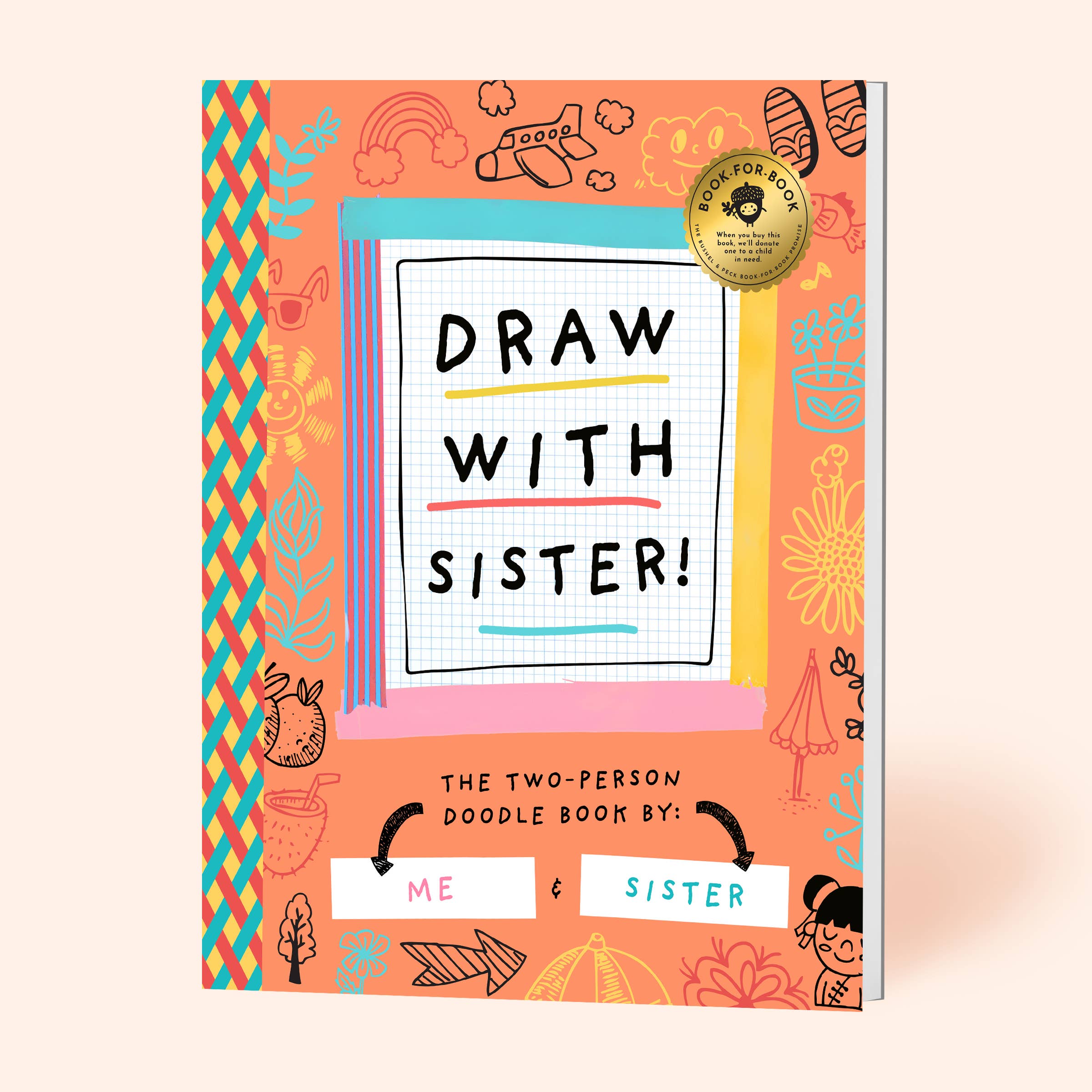 Draw With Sister! (Kids Doodle Coloring Book)-Little Sprout