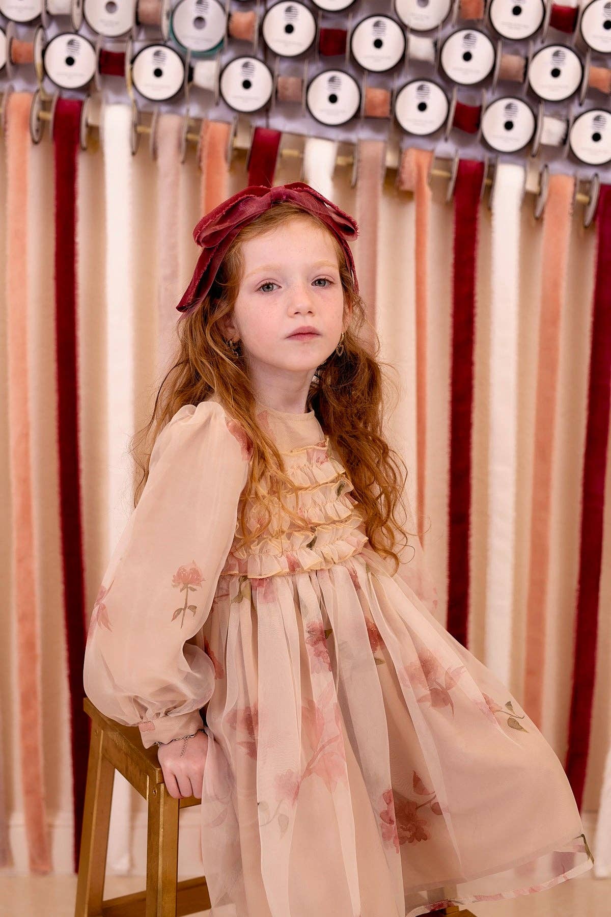 Primrose Bow Headband - Mushroom Taupe (Handmade in the USA!): Mushroom Taupe-Little Sprout