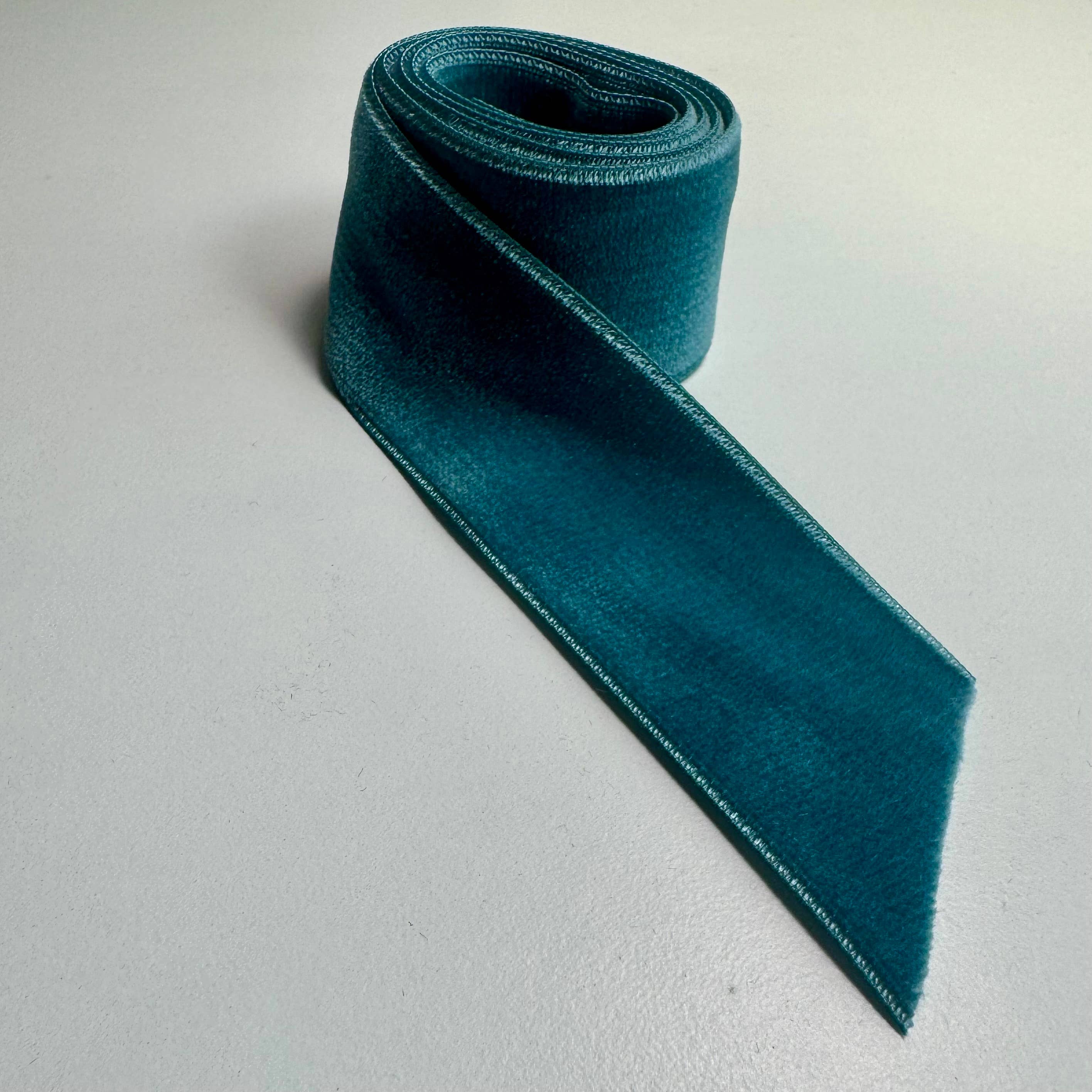 Velvet Hair Bows - Fall Vibes: Ocean-Little Sprout