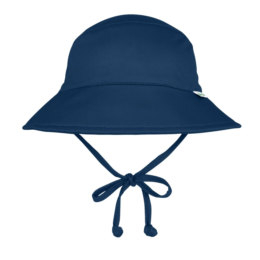 Breathable Swim & Sun Hat - 2-4T Navy-Little Sprout