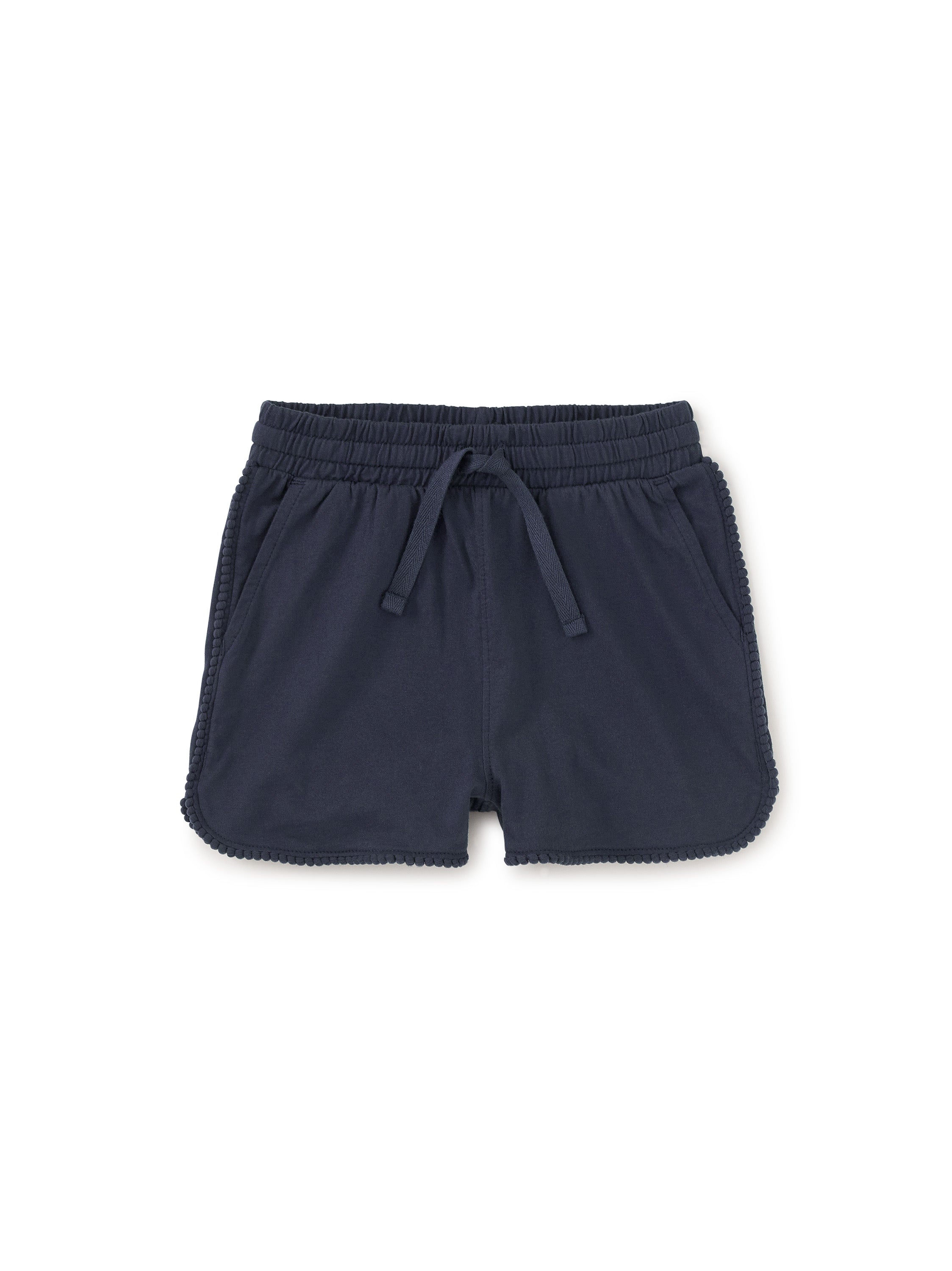 Tea Collection Pom Pom Shorts Indigo Little Sprout