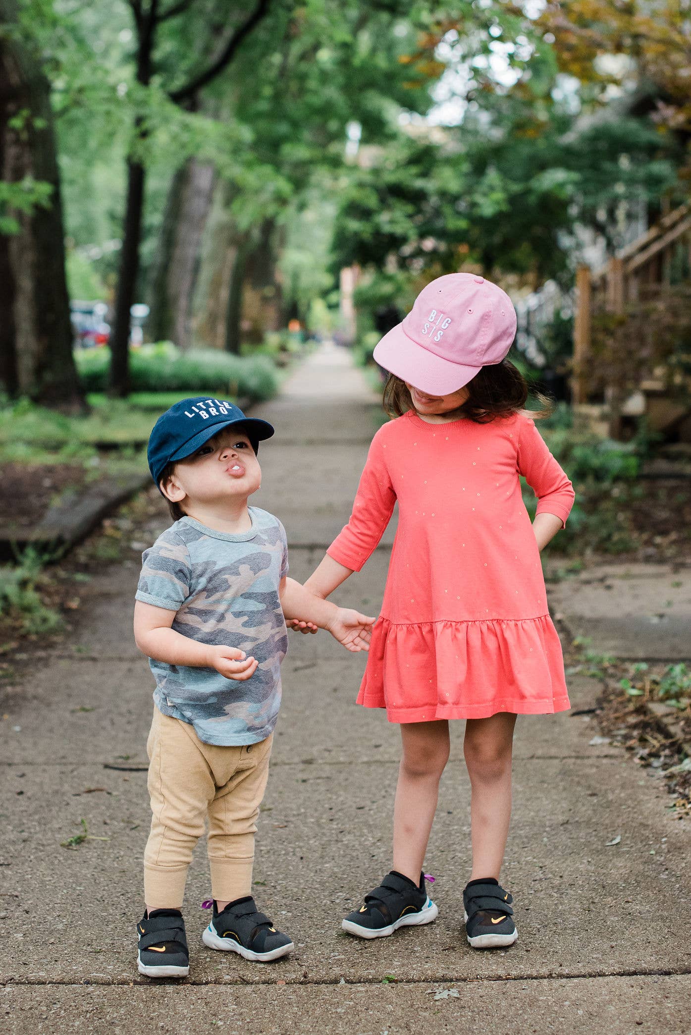 Denim Big Sis Hat: Child (5Y-10Y)-Little Sprout
