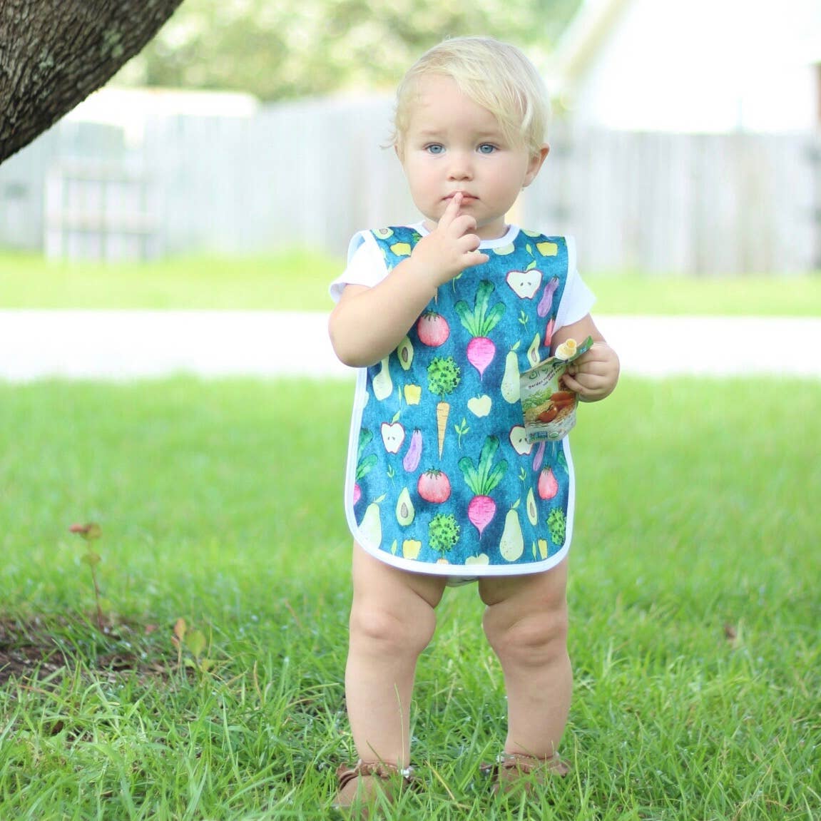 Organic Produce Bapron: Toddler (6m-3T)