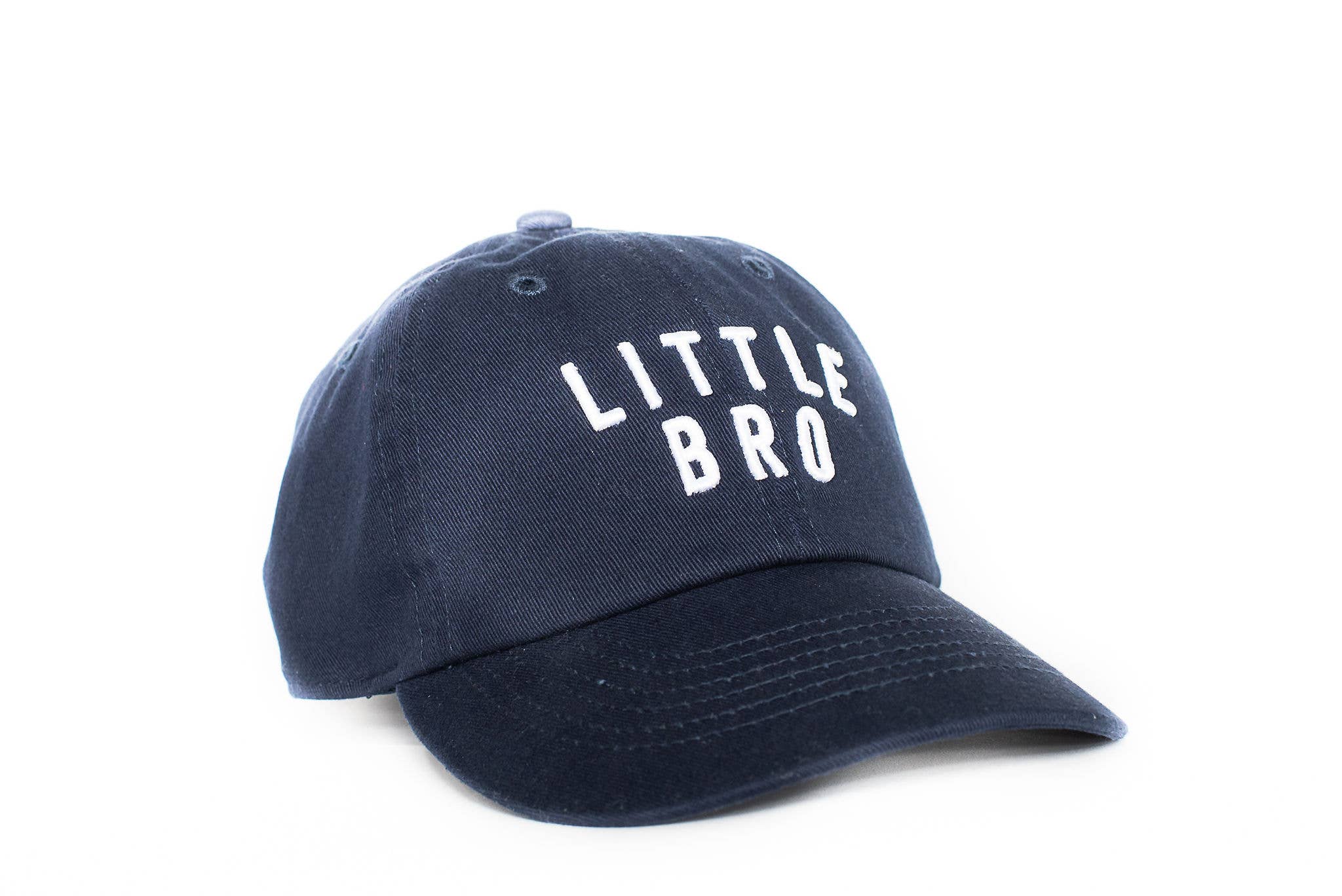 Navy Little Bro Hat: Toddler (1Y-4Y)-Little Sprout