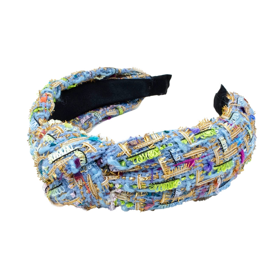 Tweed Mix Knotted Headband-Little Sprout