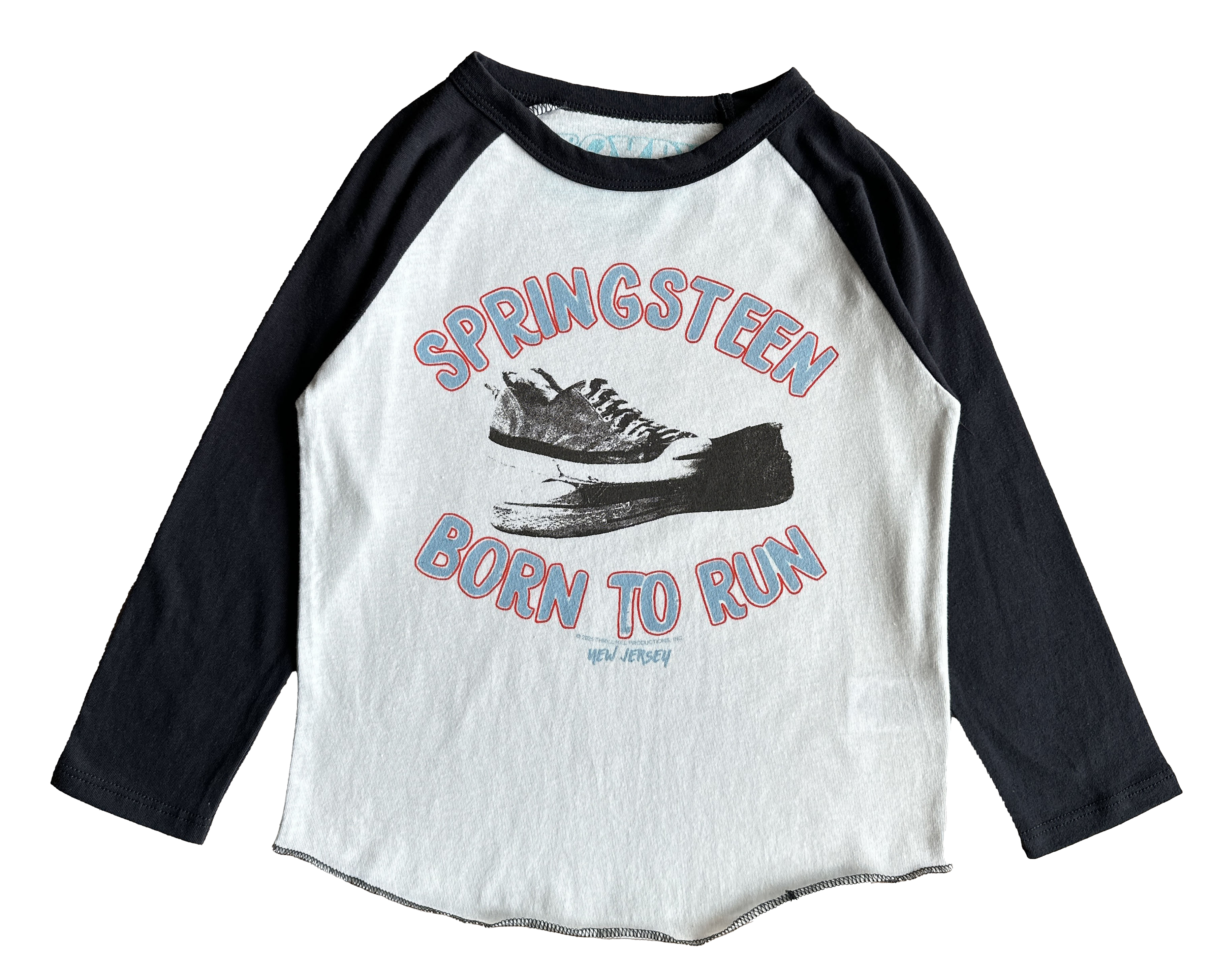Springsteen Born To Run Recycled Raglan: 3/6M