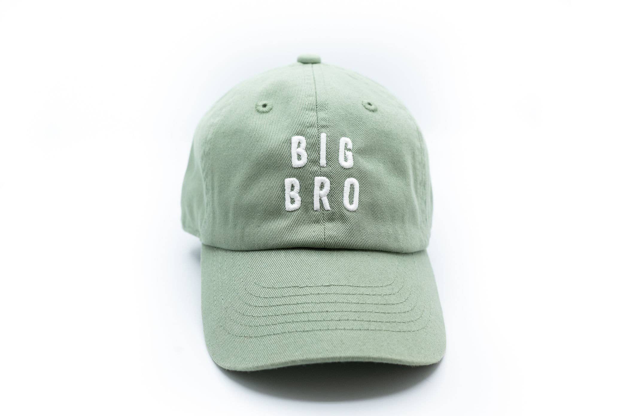 Dusty Sage Big Bro Hat: Child (5Y-10Y)-Little Sprout