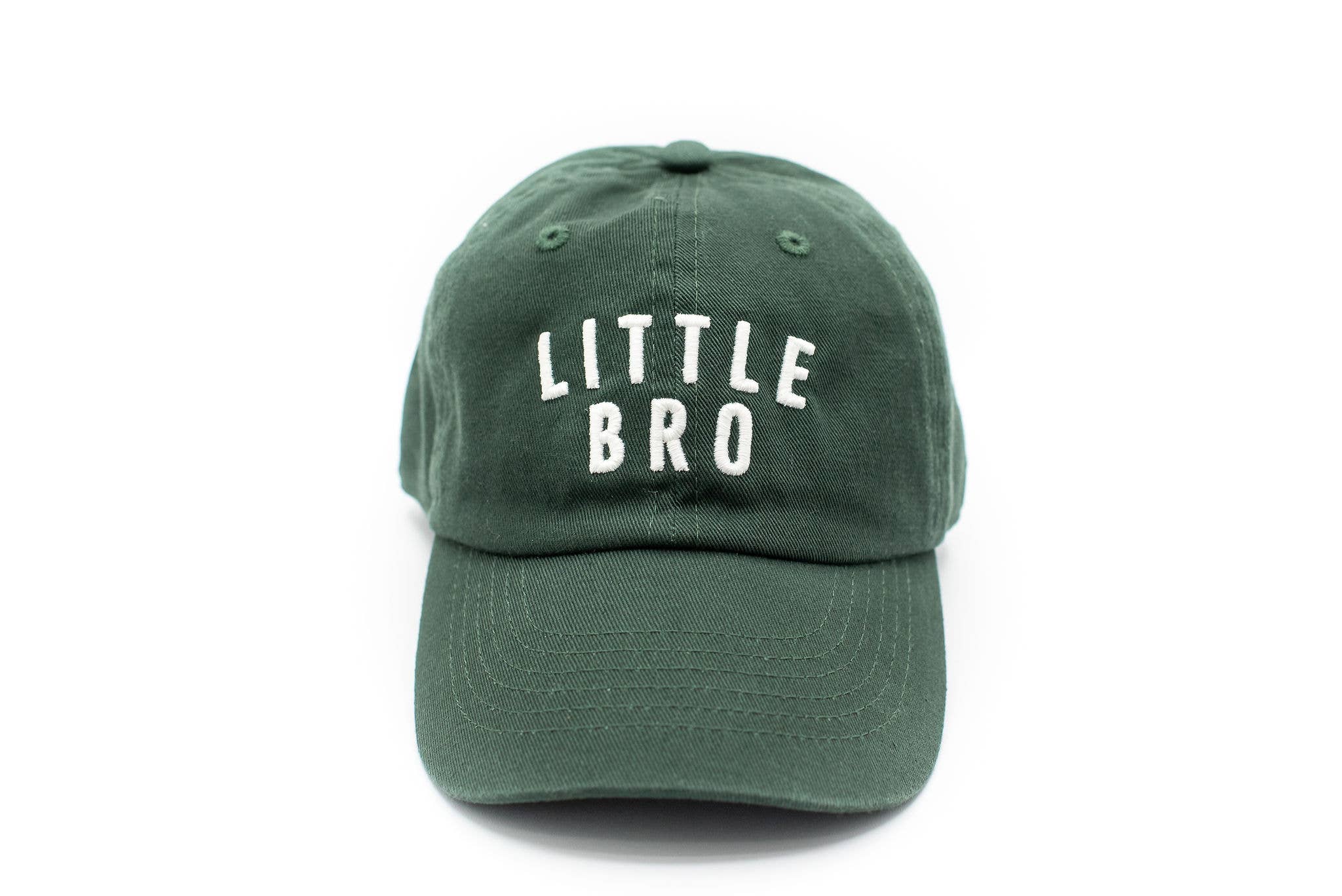 Hunter Green Little Bro Hat: Baby-Little Sprout