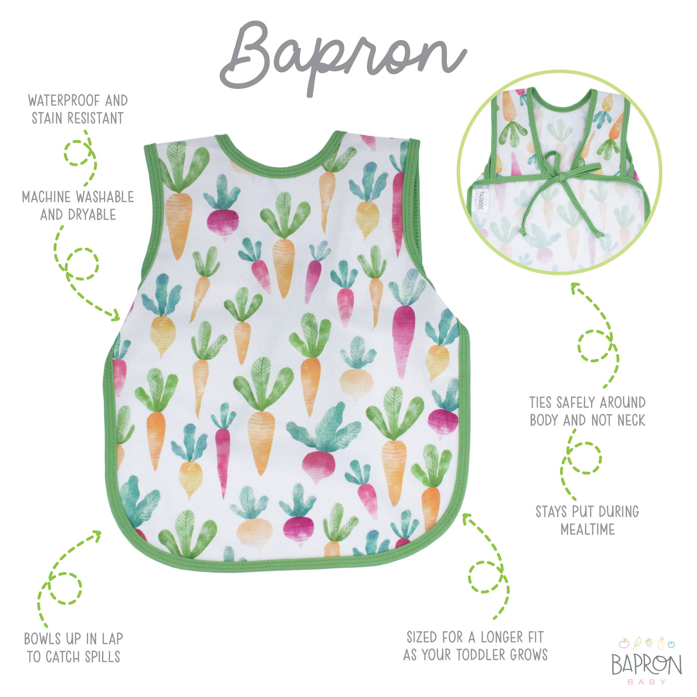 Farm Produce Bapron: Toddler (6m-3T)