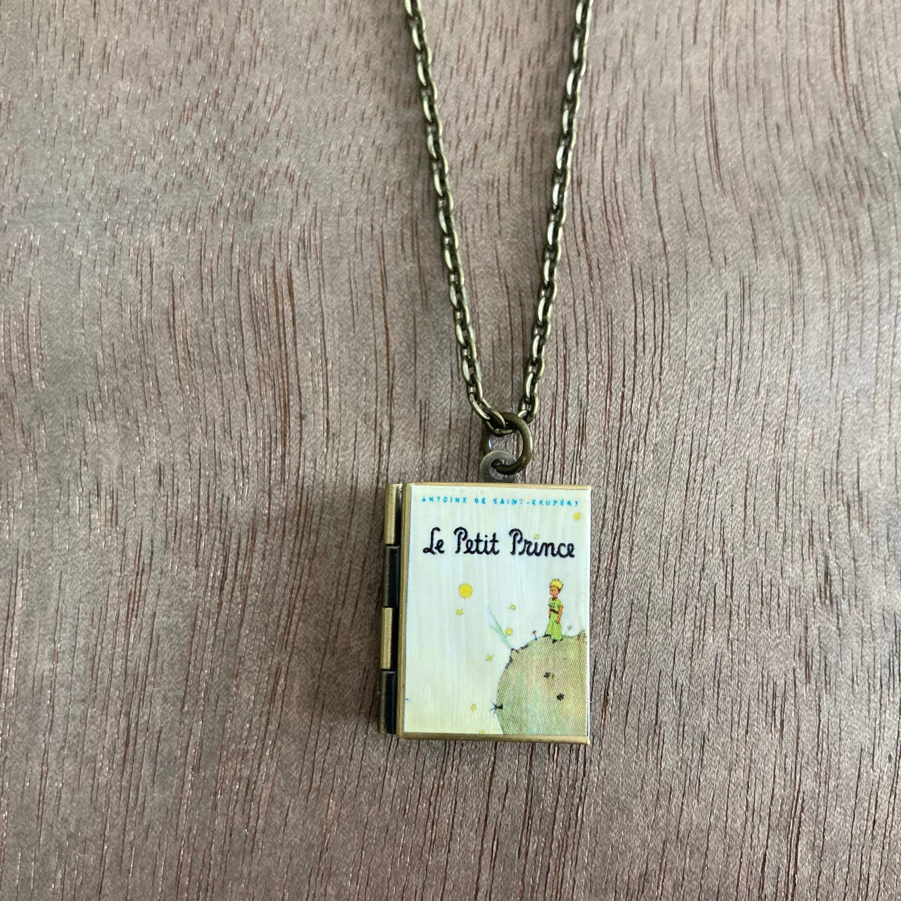 Book Locket The Little Prince (French Edition): Bronze-Little Sprout