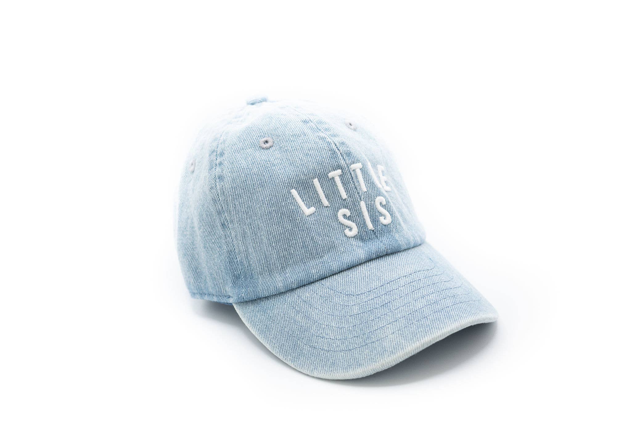 Denim Little Sis Hat: Toddler (1Y-4Y)-Little Sprout