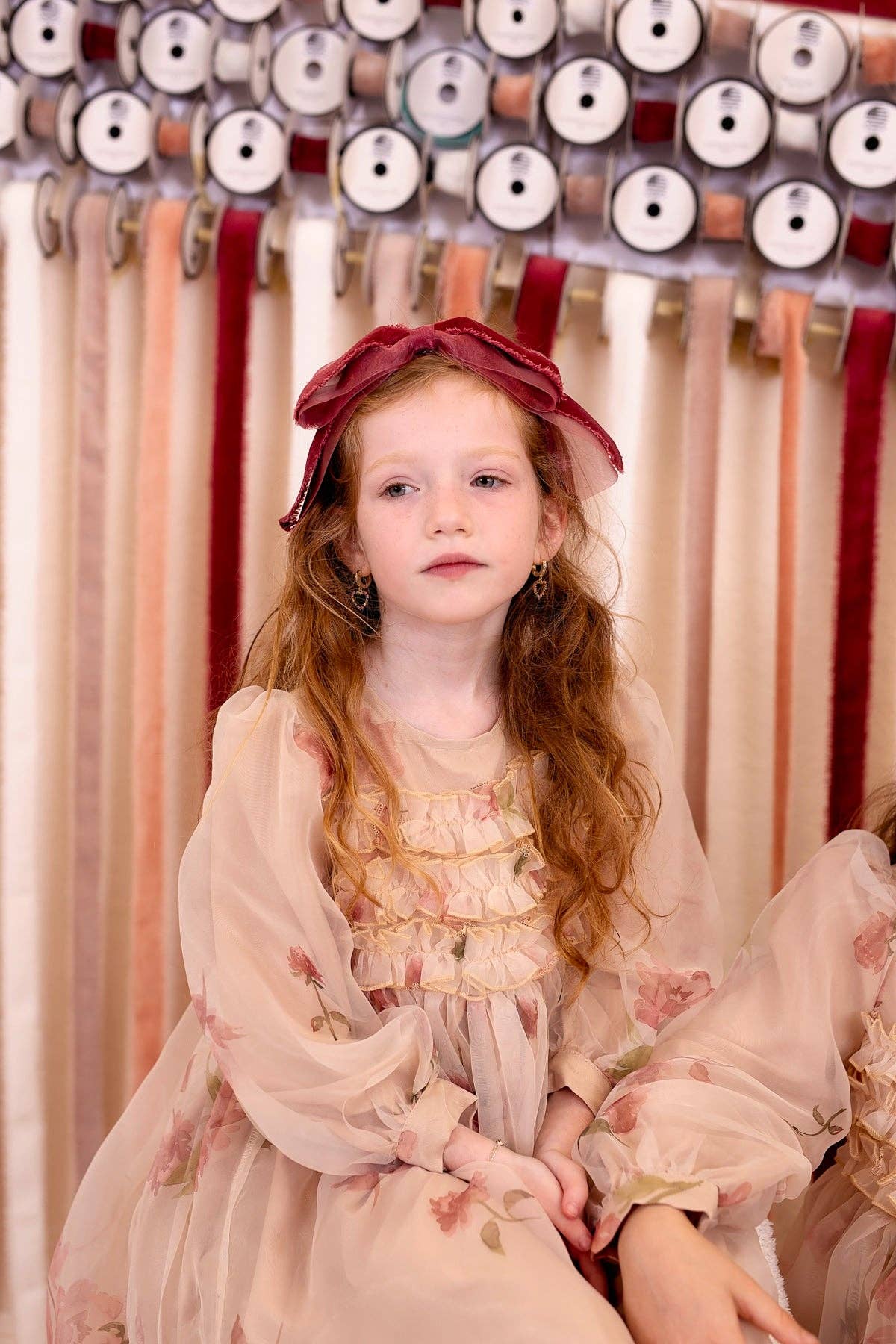 Primrose Bow Headband - Mushroom Taupe (Handmade in the USA!): Mushroom Taupe-Little Sprout