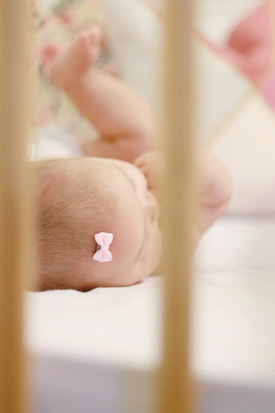 Mini Wisp Clip Tiny Tuxedo Baby Bow Hair Clips Mini Bows: Burgundy-Little Sprout