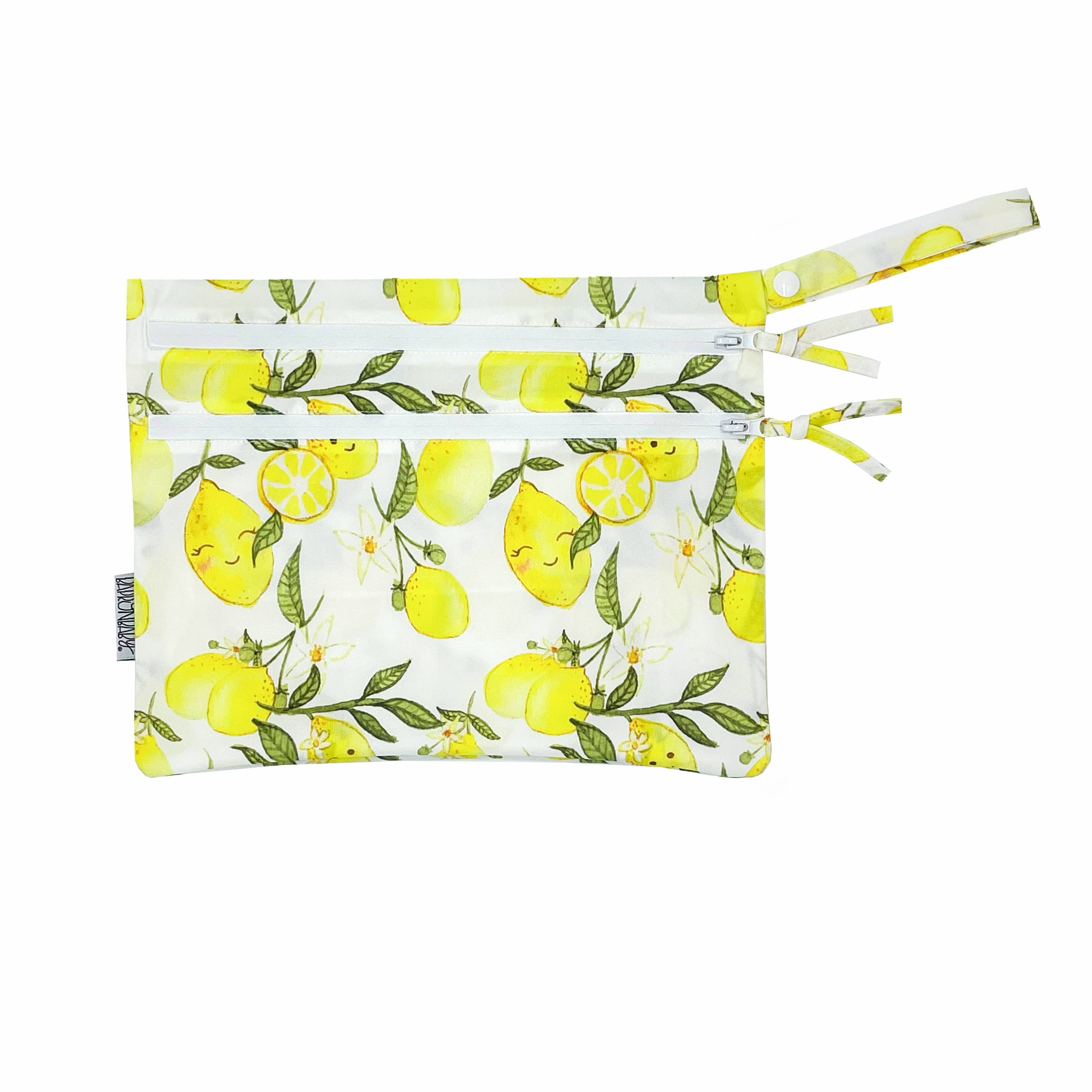 Fresh Lemon Waterproof Wet Bag-Little Sprout