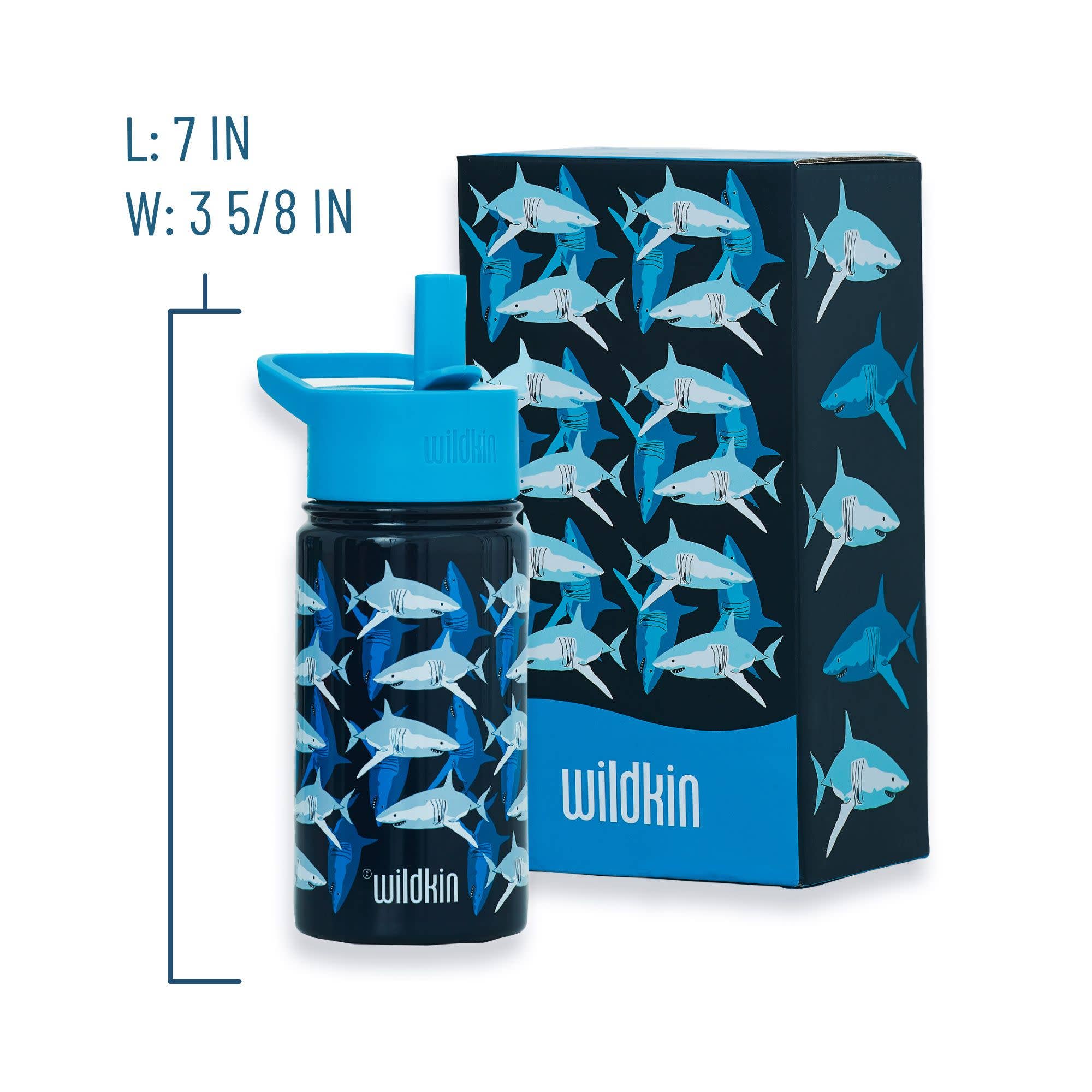 Sharks 14 oz Steel Bottle
