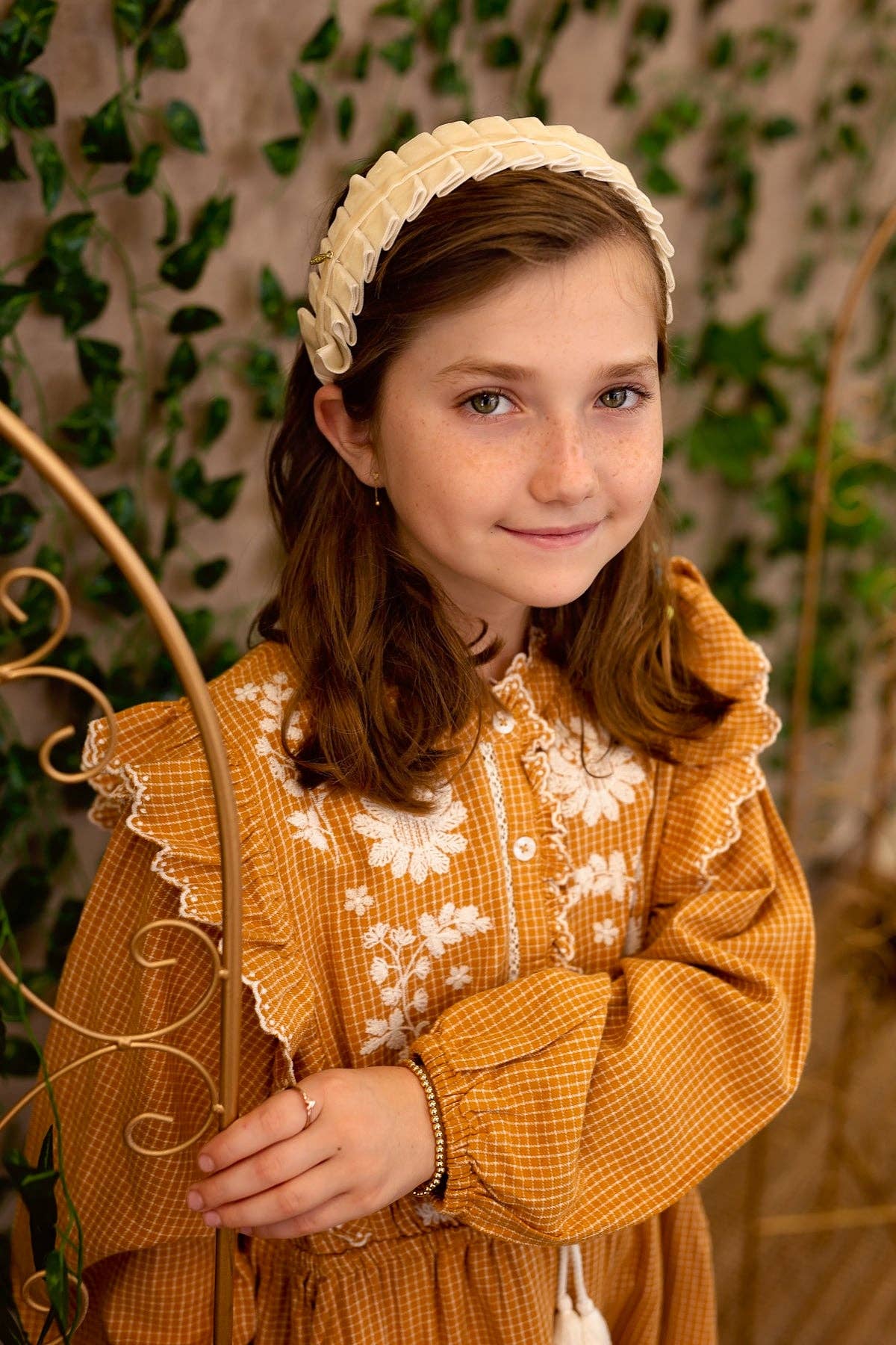 Pristine Pleats Headband - Pink: Pink-Little Sprout
