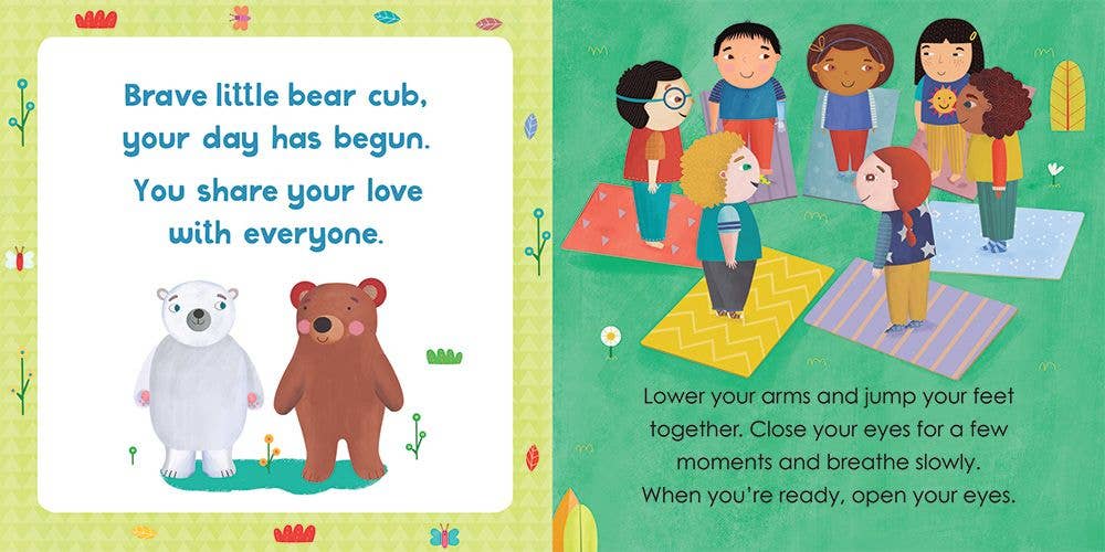 Yoga Tots: Brave Bear: Board Book-Little Sprout