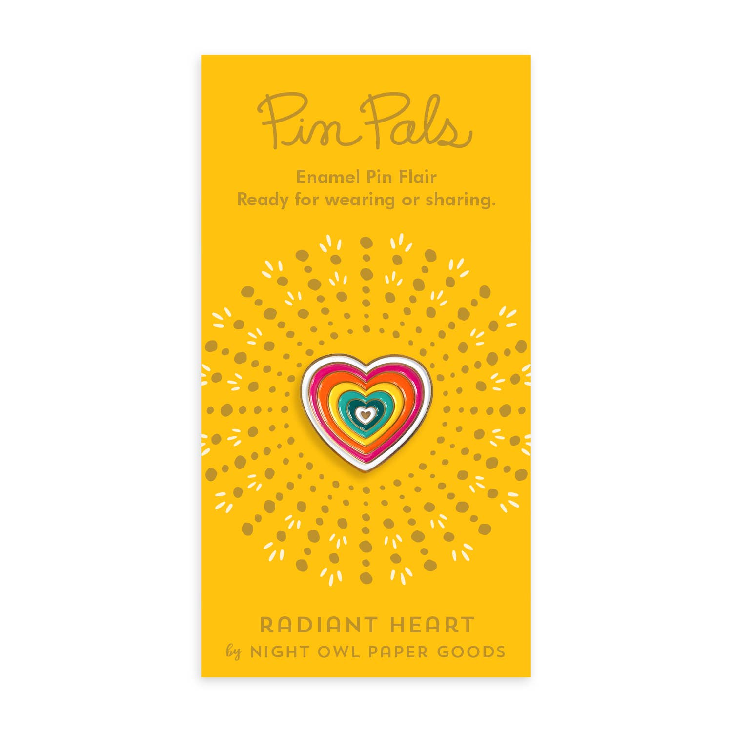 Radiant Heart Enamel Pin