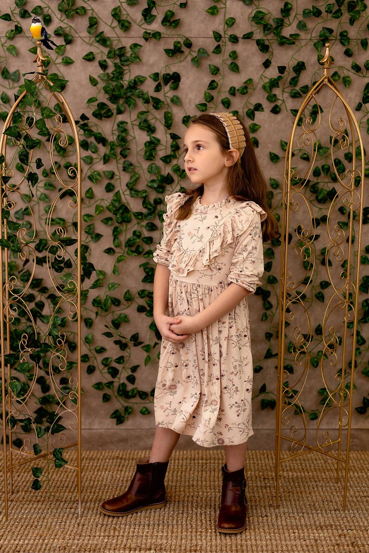 Pristine Pleats Headband - Pink: Pink-Little Sprout