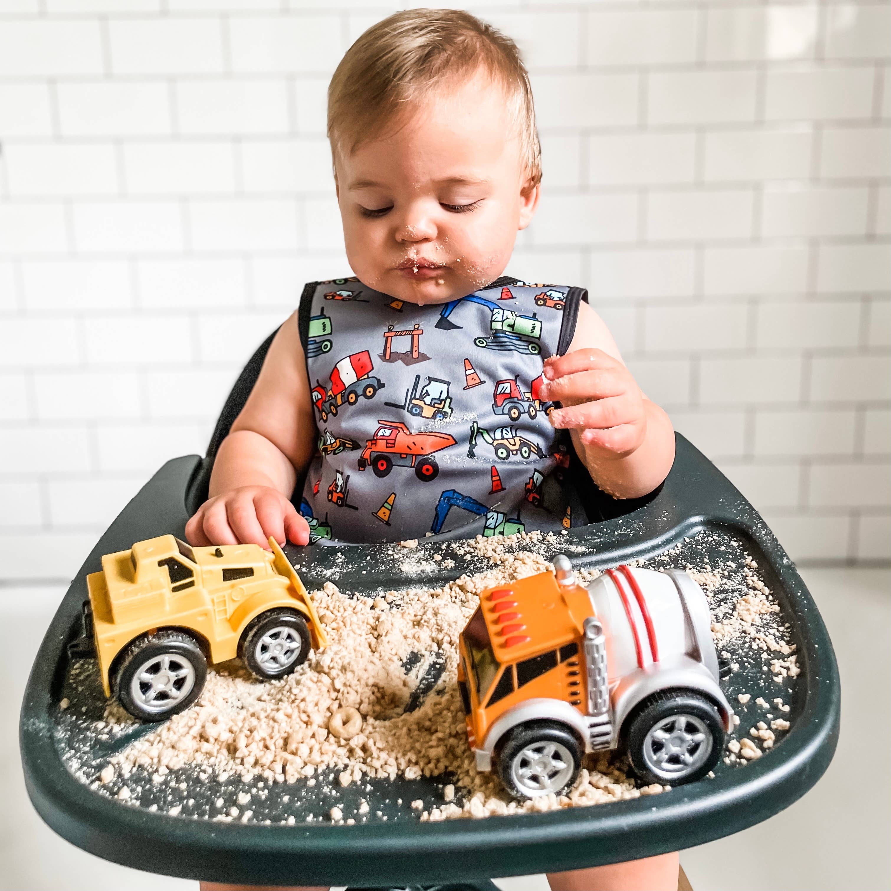 Construction Zone Bapron: Toddler (6m-3T)