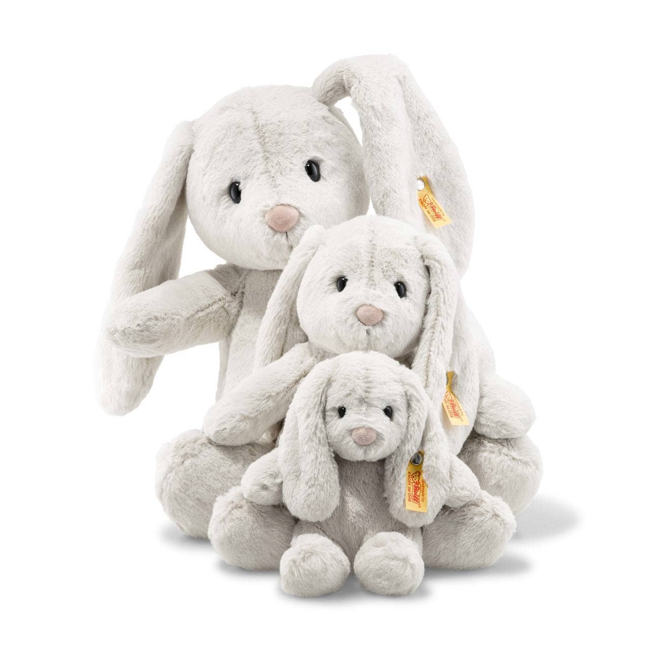 Hoppie Bunny Rabbit Plush Stuffed Toy, 11 Inches-Little Sprout