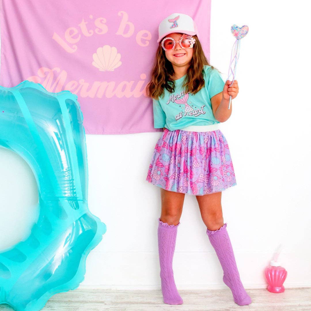 Mermaid Heart Wand - Kids Dress Up Wand-Little Sprout