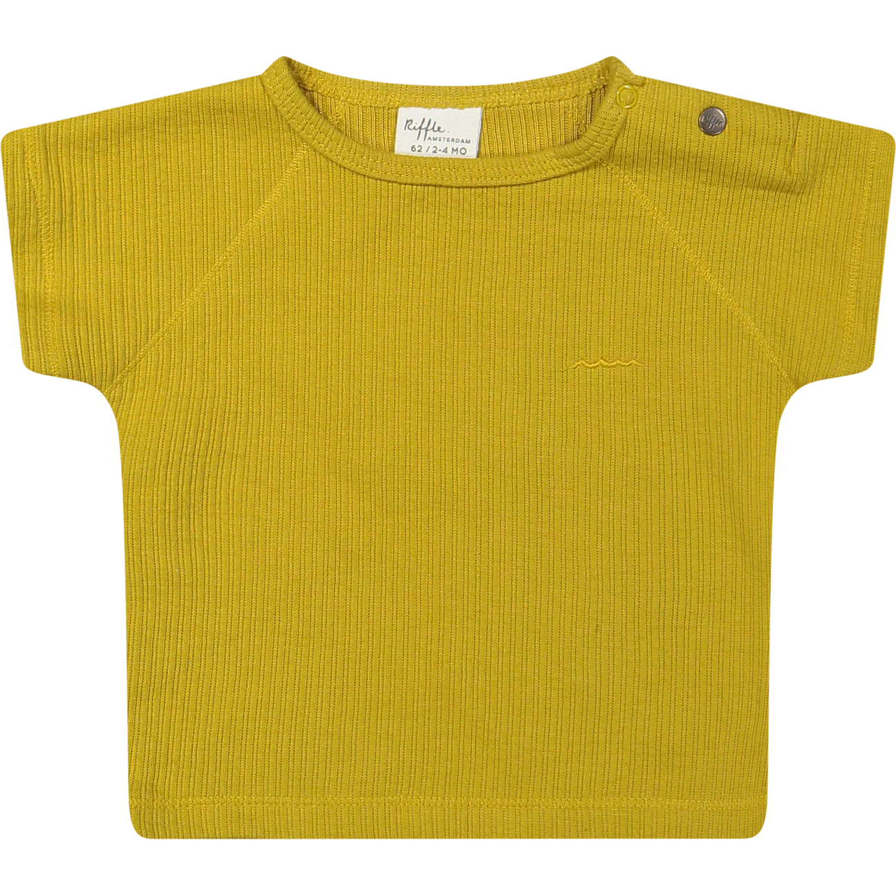 Jord T-Shirt - Rib Solid Mustard-Little Sprout