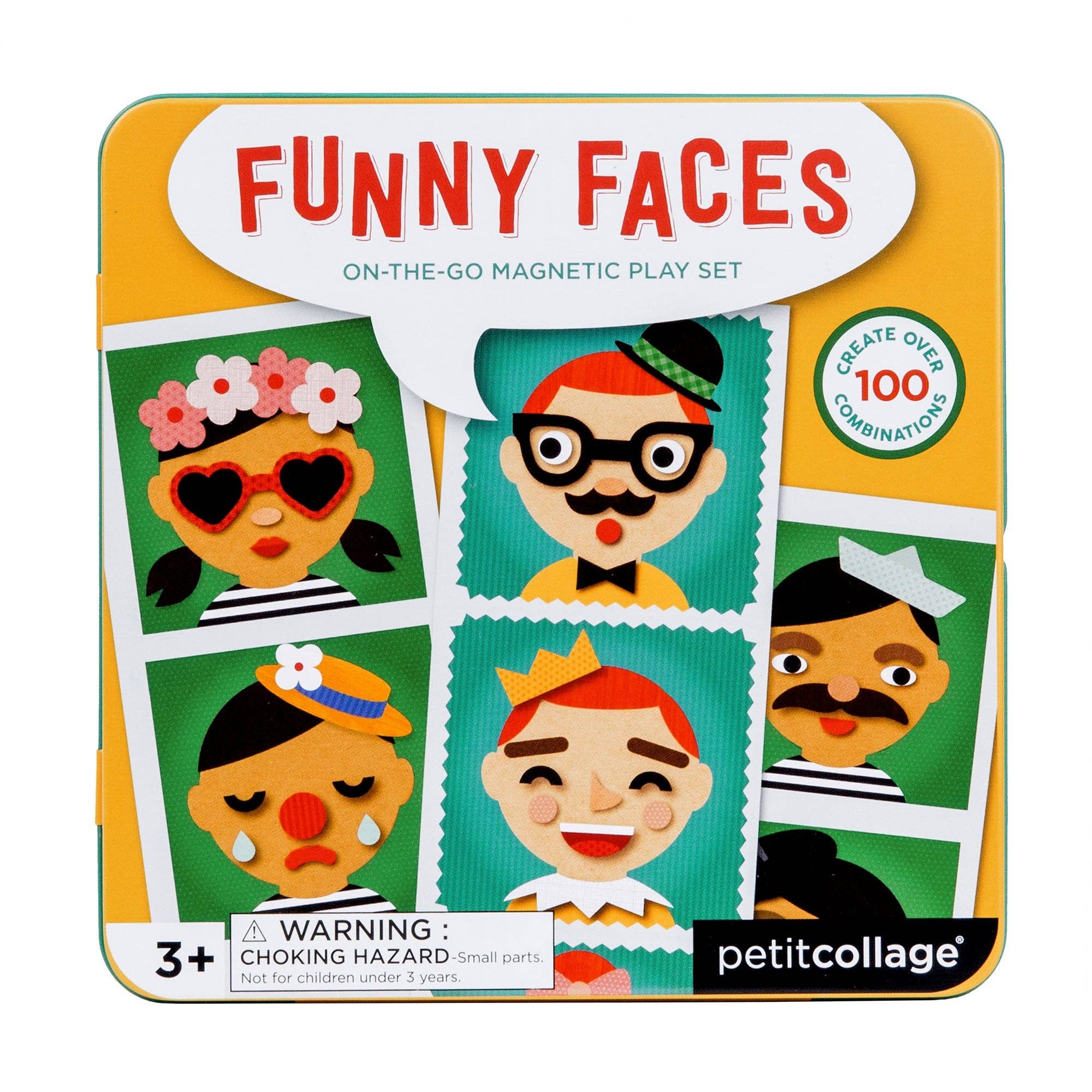 Funny Faces Magnetic Play Set-Little Sprout