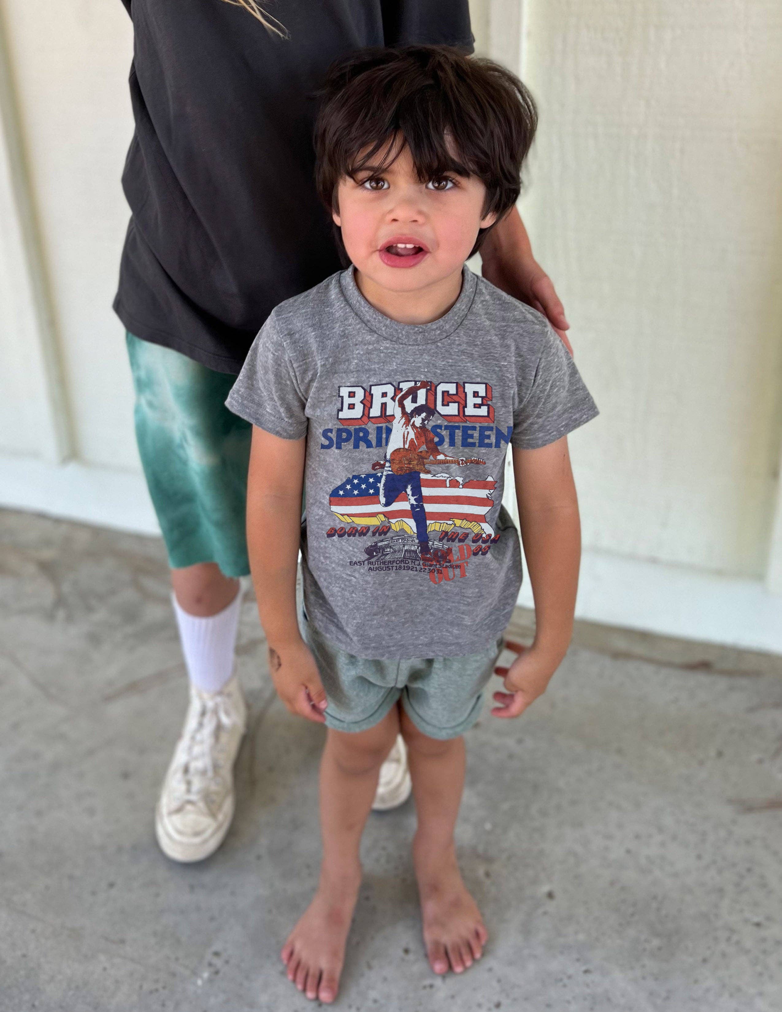 Bruce Springsteen - Born In The USA Grey Tri Blend: 8/9