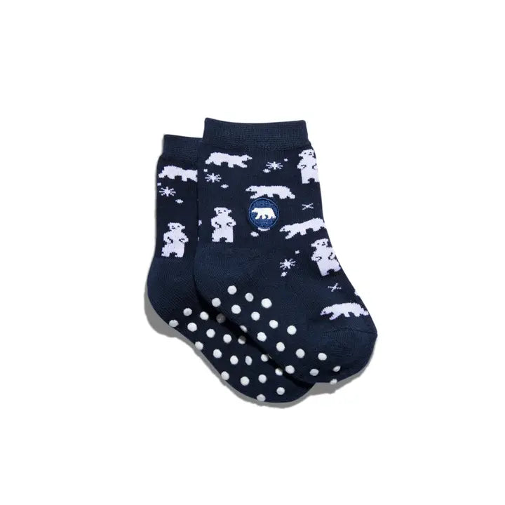 Kids Socks That Protect Polar Bears 1-3 Y-Little Sprout