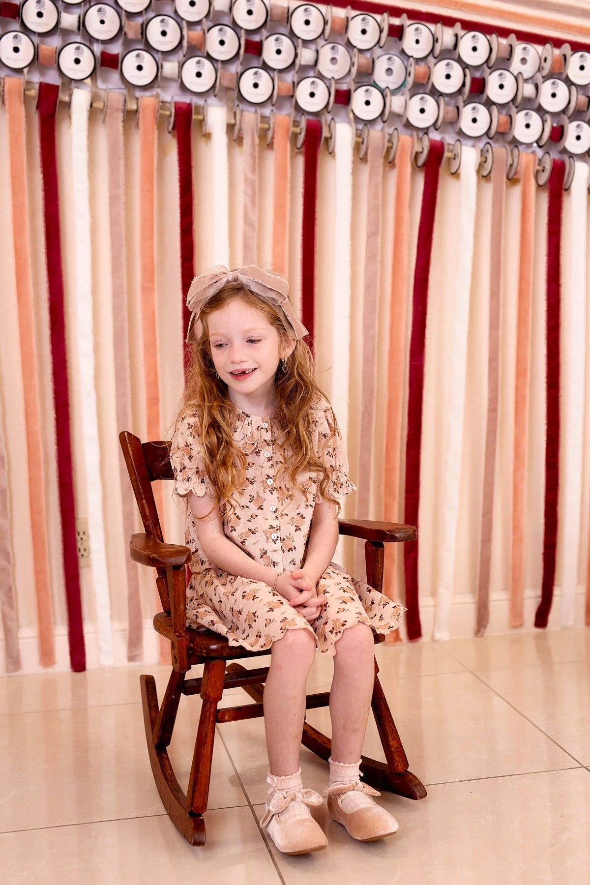 Primrose Bow Headband - Mushroom Taupe (Handmade in the USA!): Mushroom Taupe-Little Sprout
