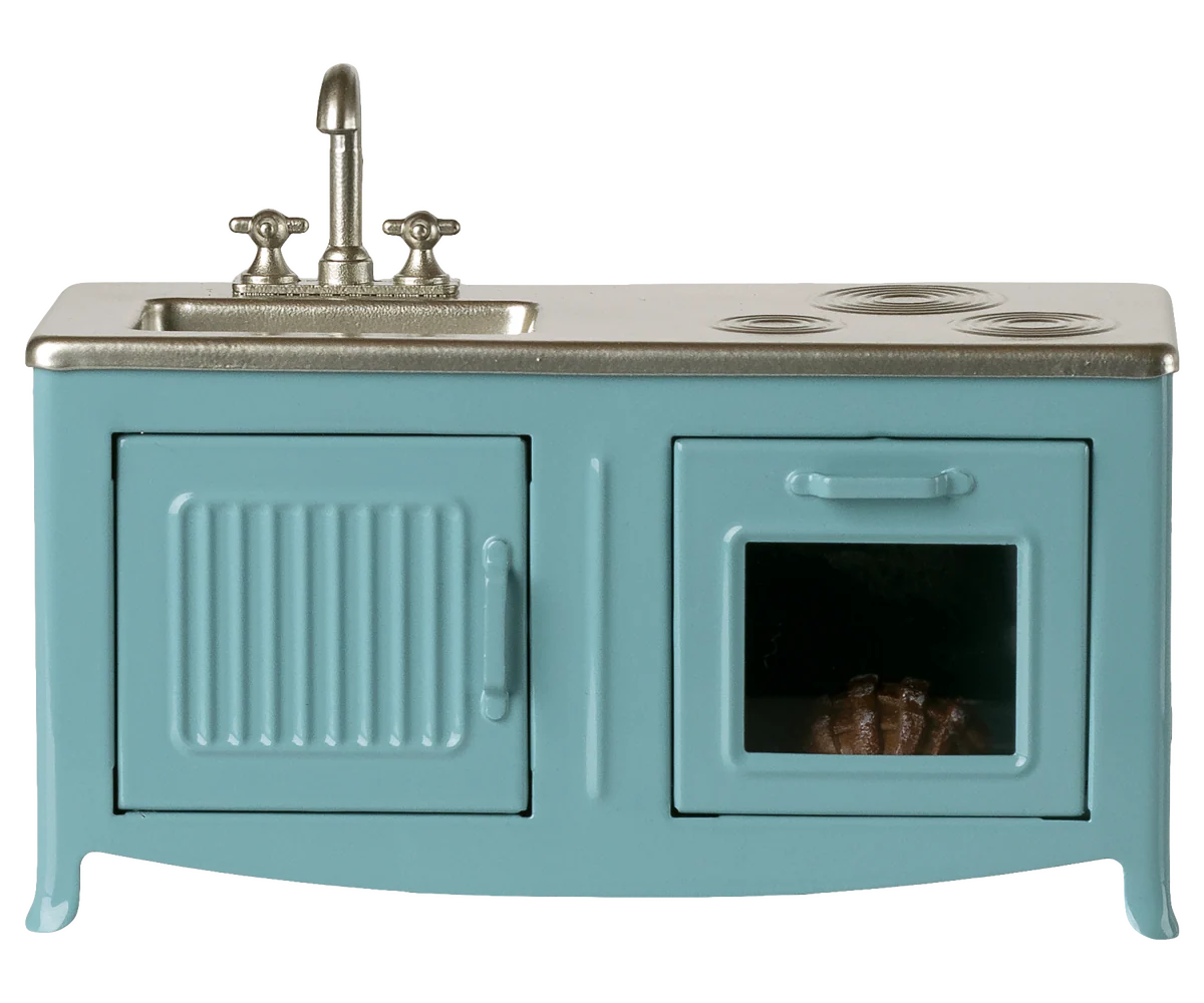 Maileg Kitchen Mouse Blue Little Sprout