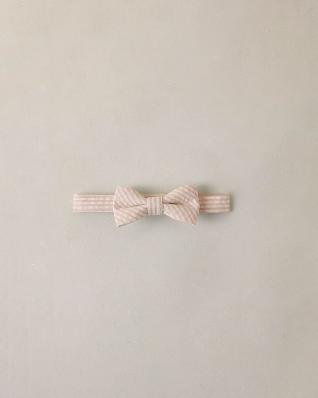 Noralee Boys Bow Tie Seersucker Pink Petal Little Sprout