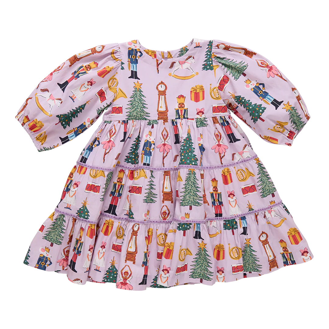 Pink Chicken Lavender Nutcracker Little Sprout